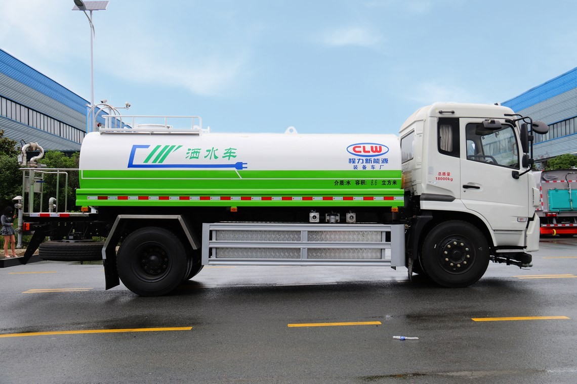 Caminhão de água pulverizadora elétrica Dongfeng Tianjin de 10 m³