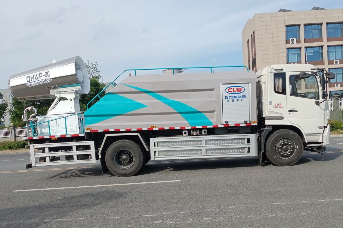 Veículo de contenção de poeira elétrico Dongfeng Tianjin