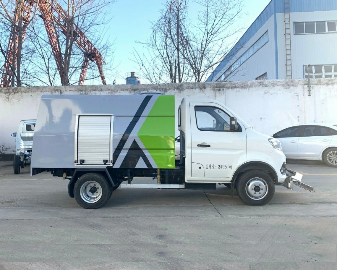Veículo de limpeza de estrada elétrico todo-elétrico Dongfeng de 2 toneladas