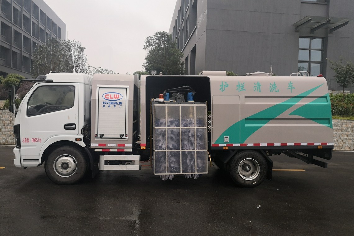 Veículo de Limpeza de Guarda-rail Elétrico Dongfeng Kapte
