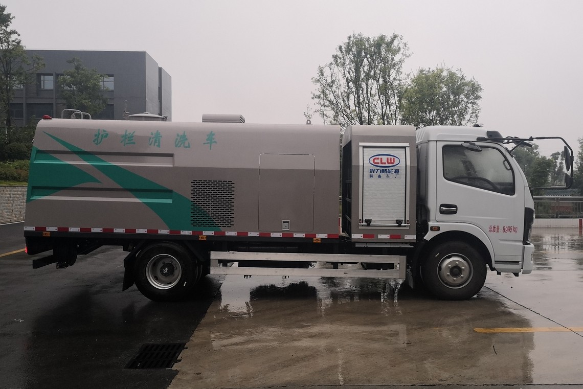 Veículo de Limpeza de Guarda-rail Elétrico Dongfeng Kapte