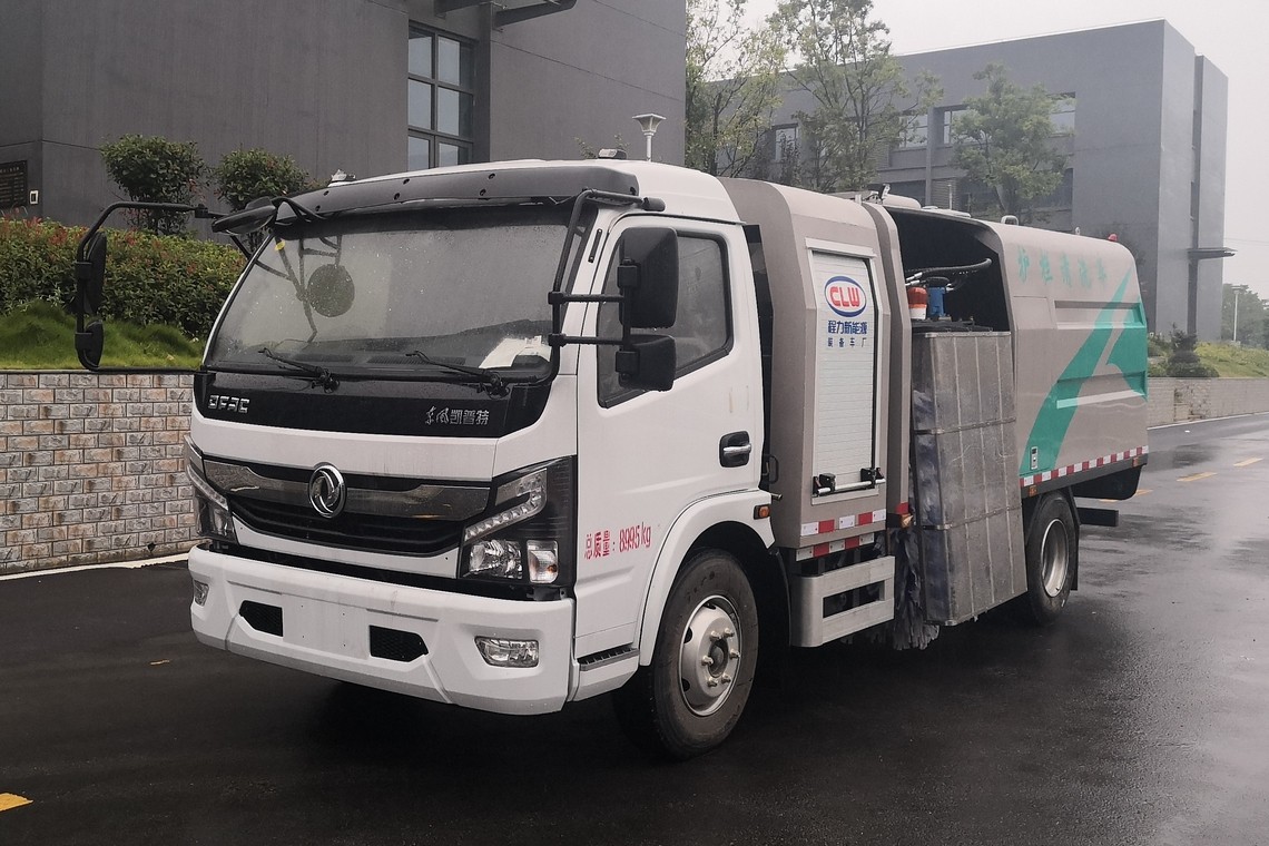 Veículo de Limpeza de Guarda-rail Elétrico Dongfeng Kapte