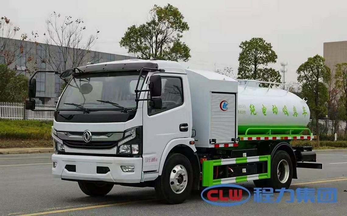 Veículo de limpeza de esgoto Dongfeng elétrico puramente elétrico de cinco partes