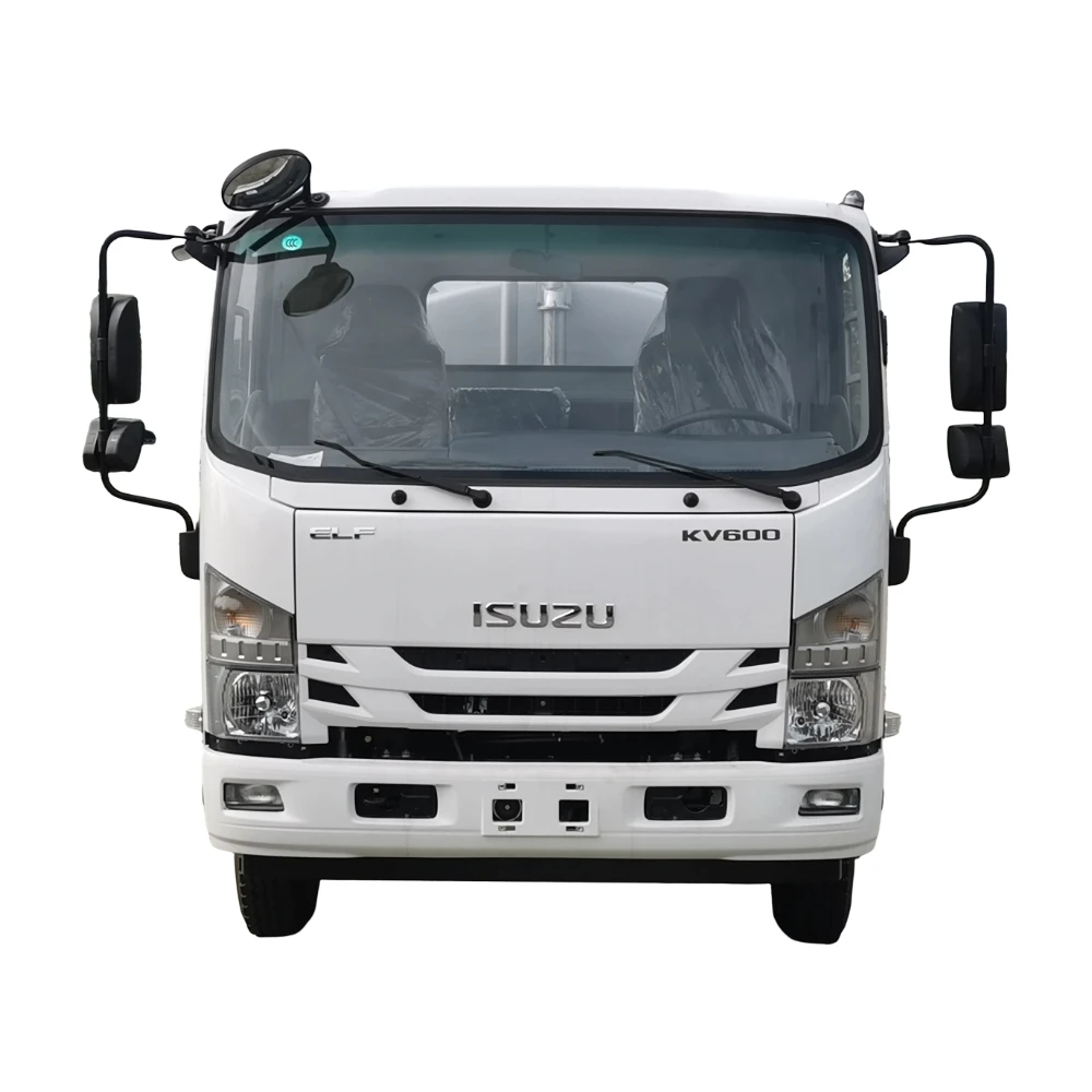 Isuzu ELF 700P 4x2 RHD 10000L Tanque de esgoto fecal Suction Truck com bomba de vácuo manual a diesel JUROP Italiana Chassis de exportação