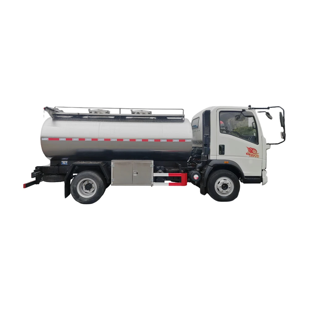 Caminhão refrigerado de leite fresco móvel personalizado de aço inoxidável de grau alimentício de 5000L-30000L, isolado 304 para transporte de leite