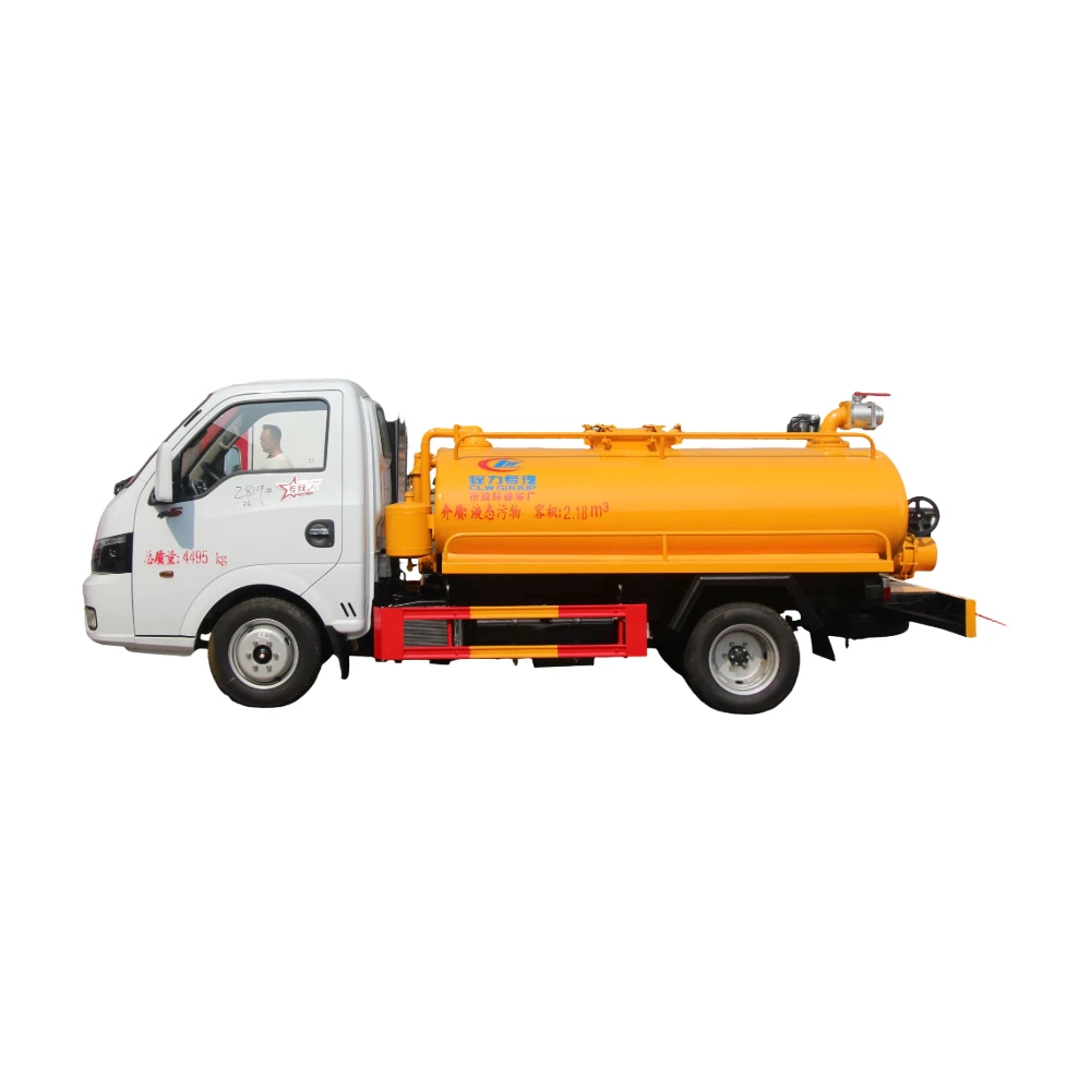 Venda direta da fábrica de caminhão de esgoto de vácuo a diesel de 5 toneladas adequado para veículos de transmissão manual