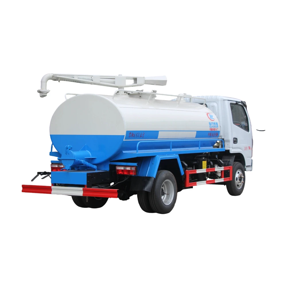 Caminhão de tanque de esgoto a diesel 4x2 com transmissão manual para as necessidades de sucção de fezes da África do Sul