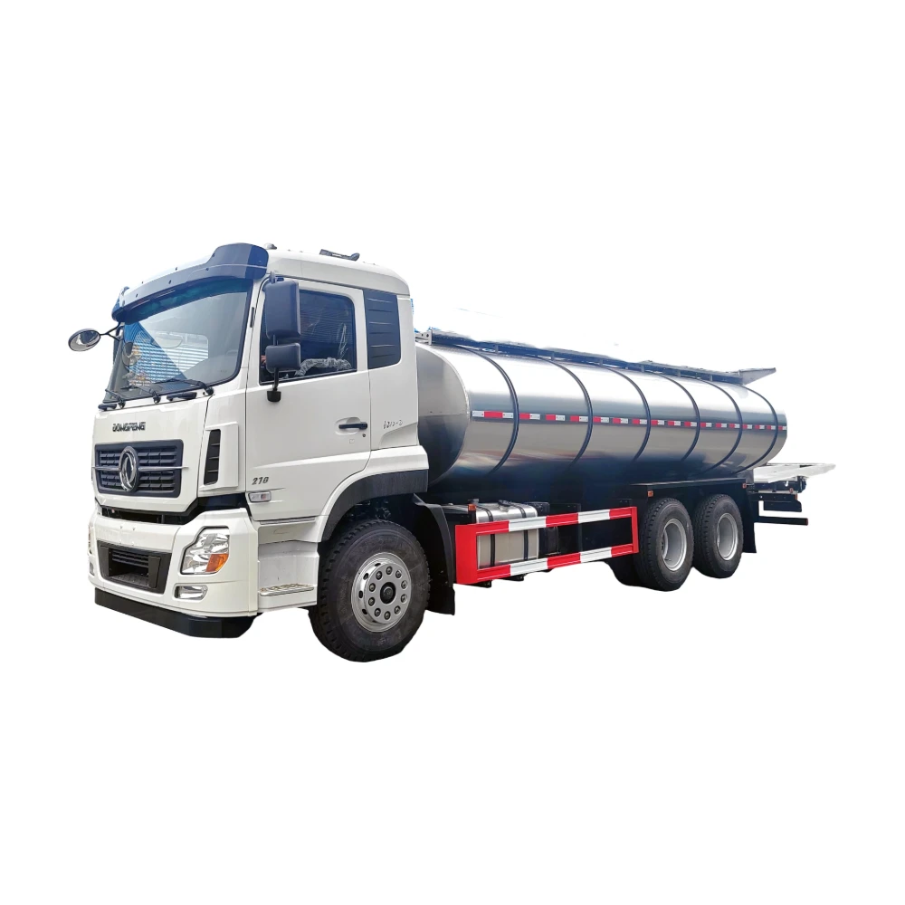 "Personalizado Caminhão de Transporte de Leite a Diesel Dongfeng de 20-23t com 8 Rodas Traseiras para Leite de Vaca e Ovelha Novo & Transmissão Manual"
