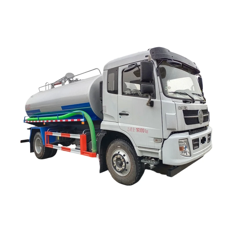 Caminhão de sucção de esgoto Dongfeng manual para limpeza de fossas sépticas 6000L-13000L Caminhão de vácuo de excremento