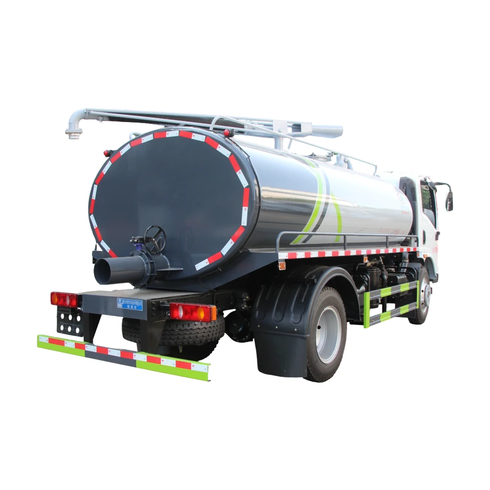Venda Direta de Caminhão de Sucção de Esgoto Dongfeng Huashen 8 toneladas. Sucção e Descarga de Esgoto por Tubulação Subterrânea.