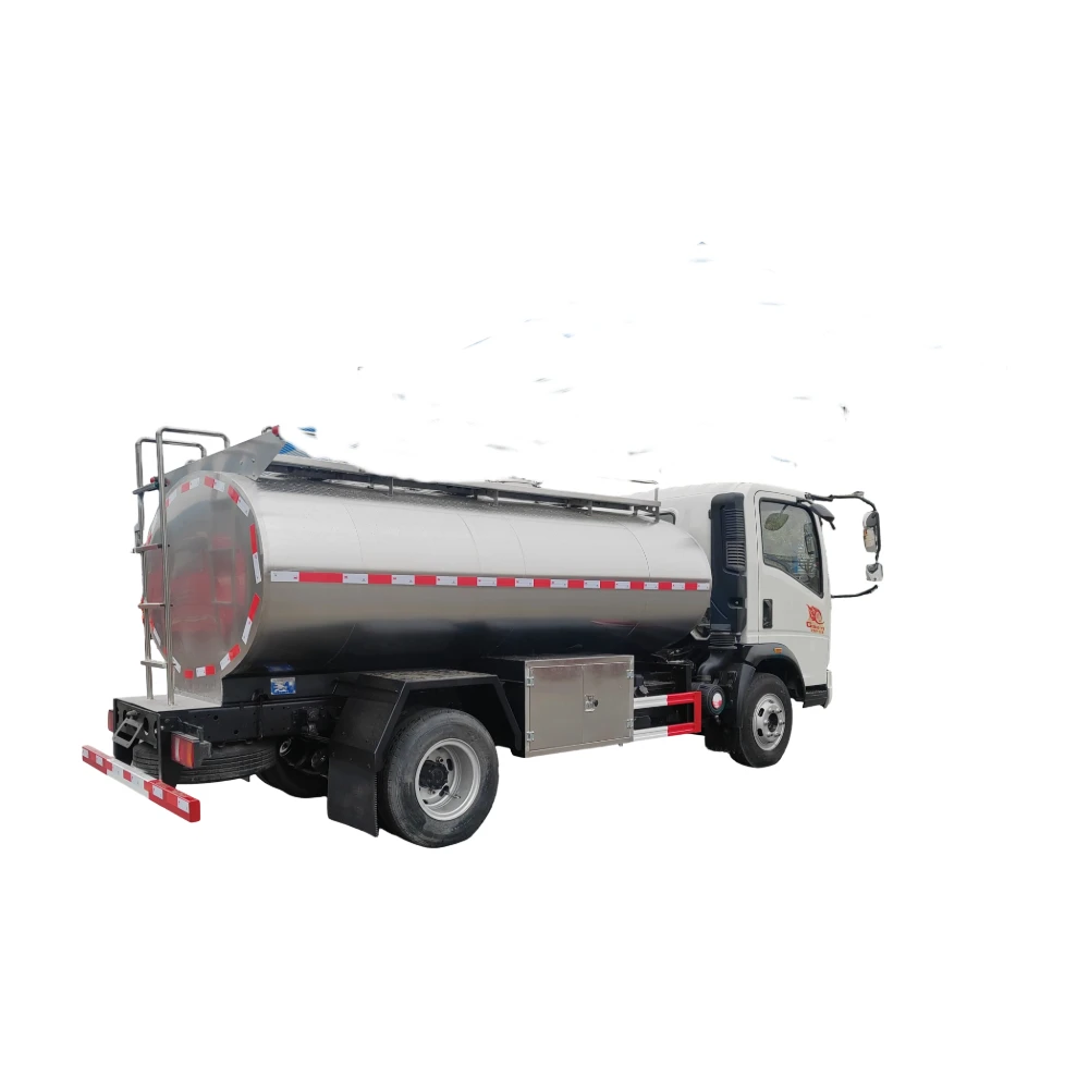 Caminhão refrigerado de leite fresco móvel personalizado de aço inoxidável de grau alimentício de 5000L-30000L, isolado 304 para transporte de leite