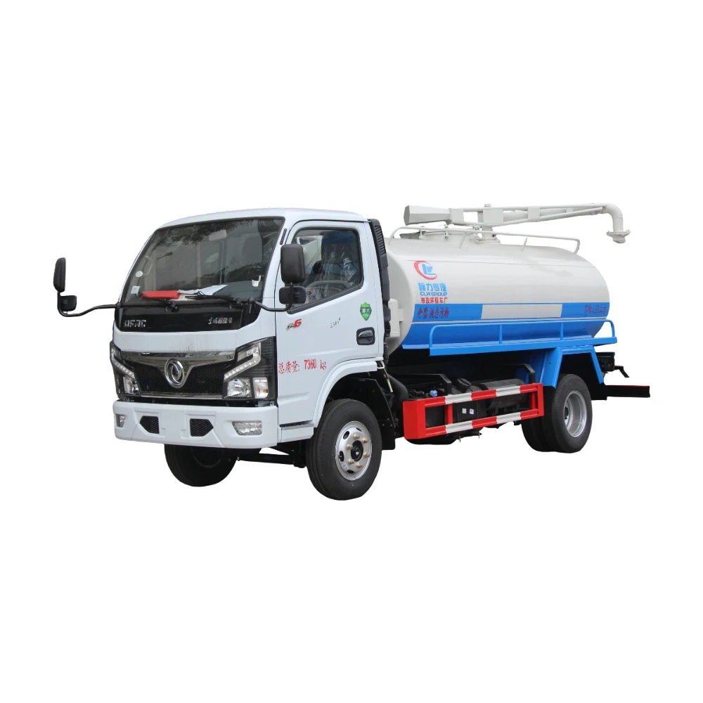 Caminhão de tanque de esgoto a diesel 4x2 com transmissão manual para as necessidades de sucção de fezes da África do Sul