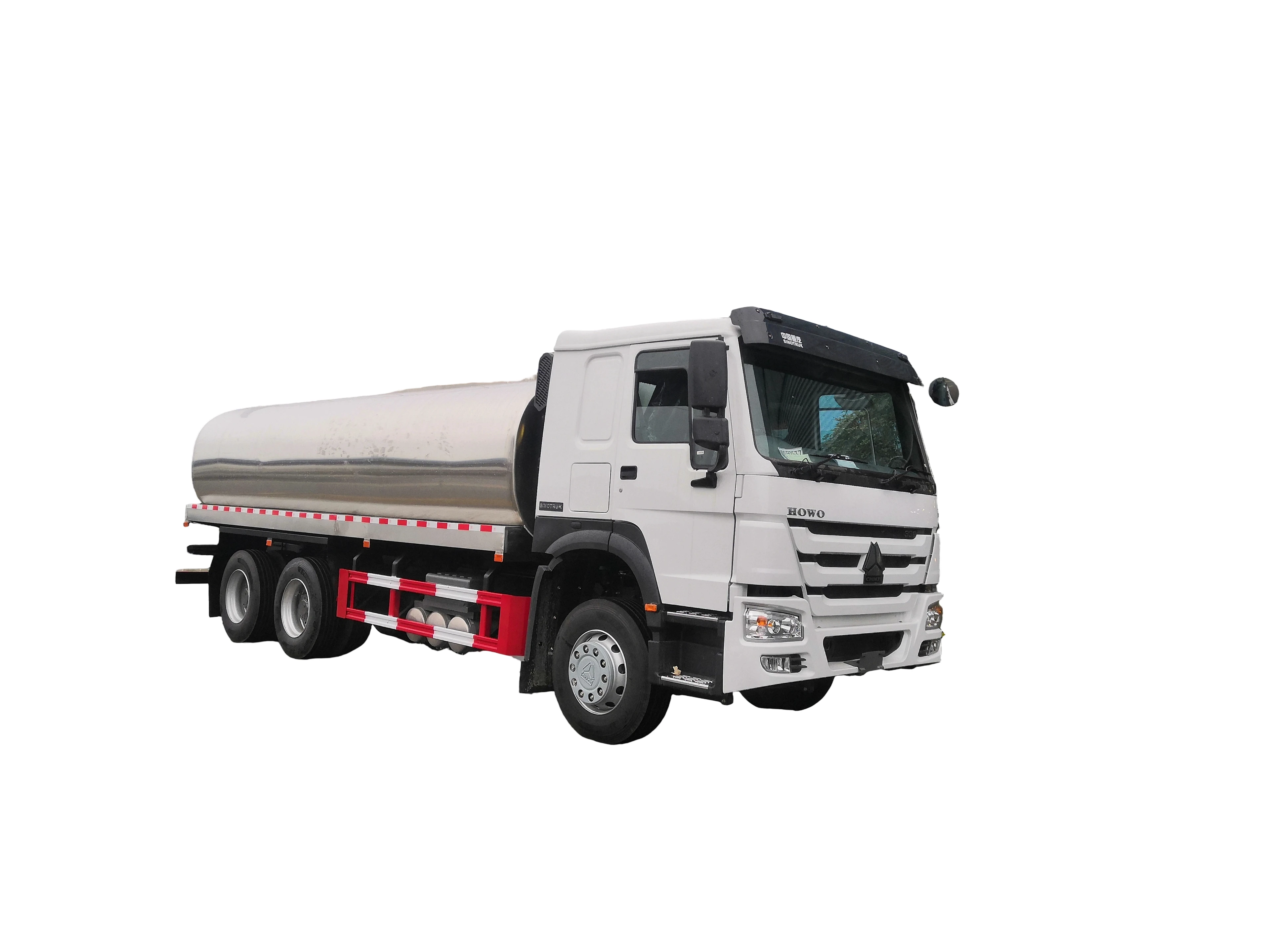 Caminhão Sinotruk HOWO 6X4 Diesel Euro 4 Manual, Carretas de Água de 20 Cubos, Veículo de Bomba de Incêndio, Novos Componentes Principais, Motor Novo