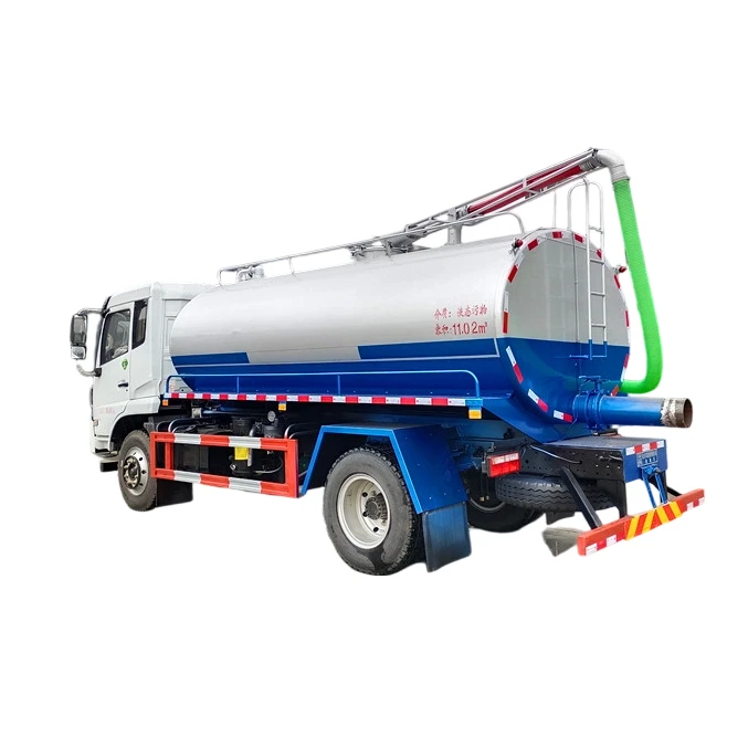 Caminhão de sucção de esgoto Dongfeng manual para limpeza de fossas sépticas 6000L-13000L Caminhão de vácuo de excremento