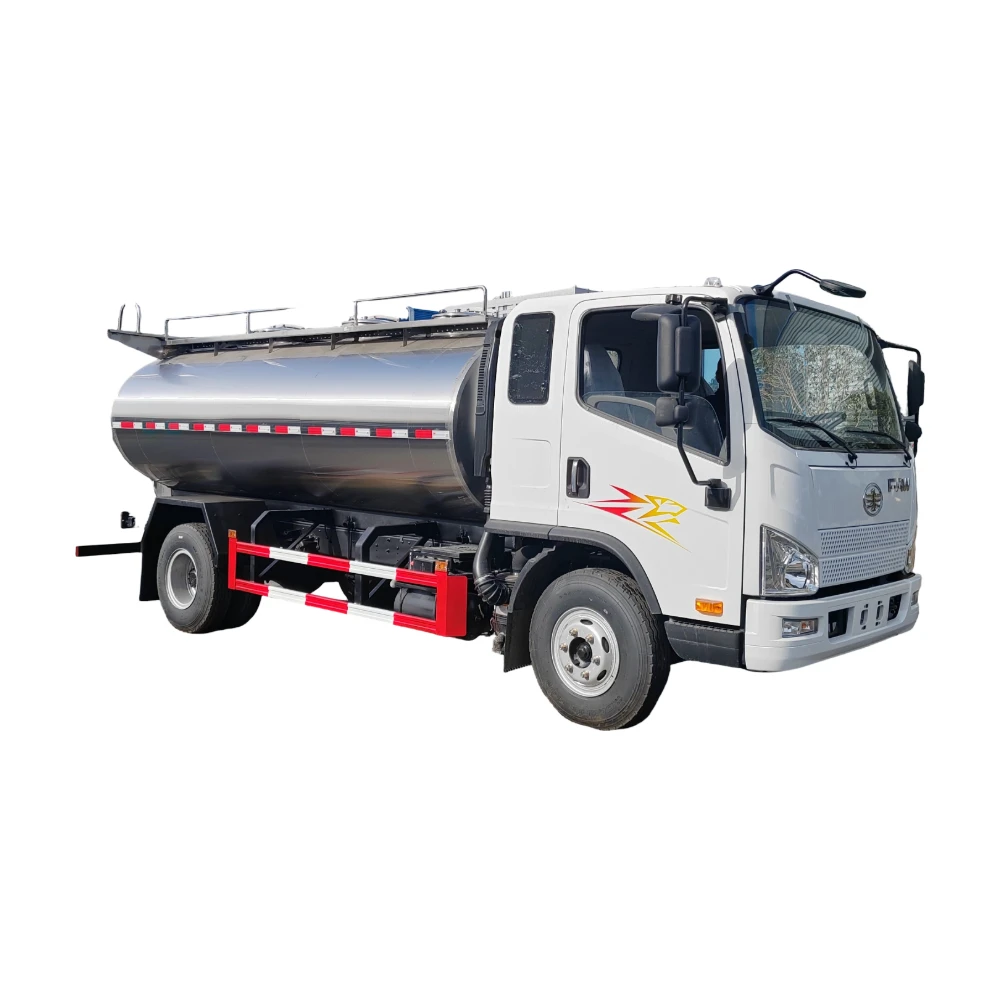 Frigorífico móvel personalizado de aço inoxidável de 5000L-20000L, de grau alimentício, refrigerado, 304 isolado para transporte de leite