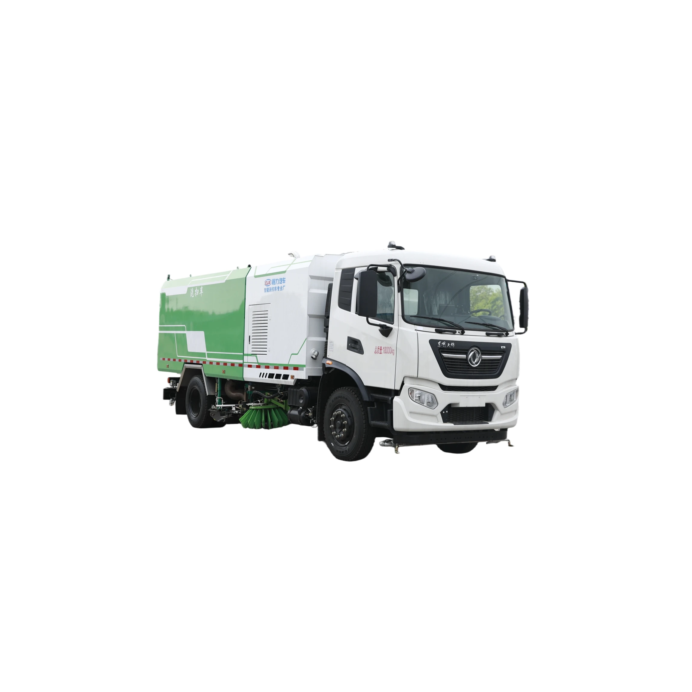 Veículo de Lava e Aspirar Dongfeng Tianjin com Bomba de Engrenagem de Motor 18000kg CLW5180TXSD6