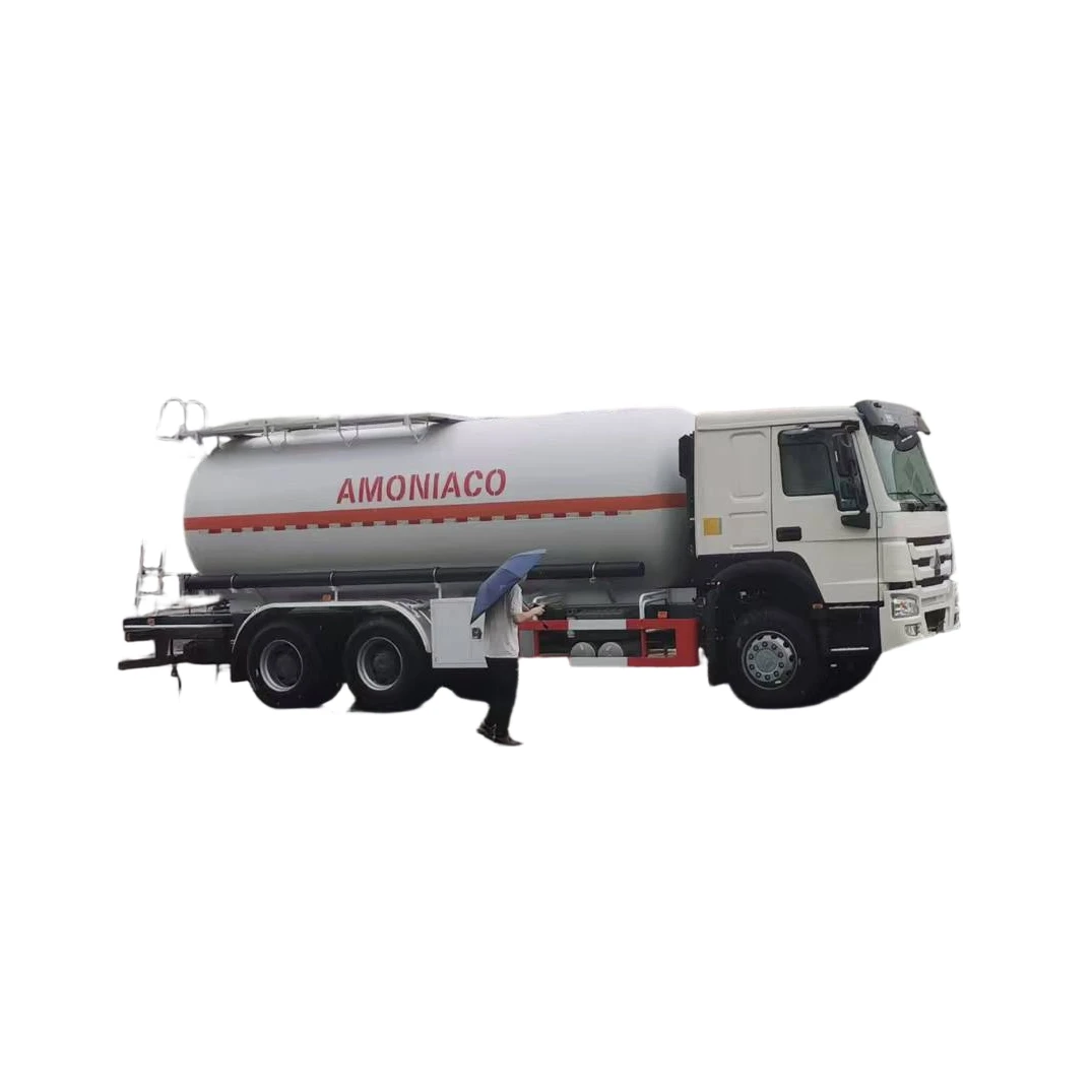 Fábrica direta da China 25cbm Navio-tanque de óleo 4x2 Roda de tração com transmissão manual Desert-Proof Armazenamento de LPG Novo estado