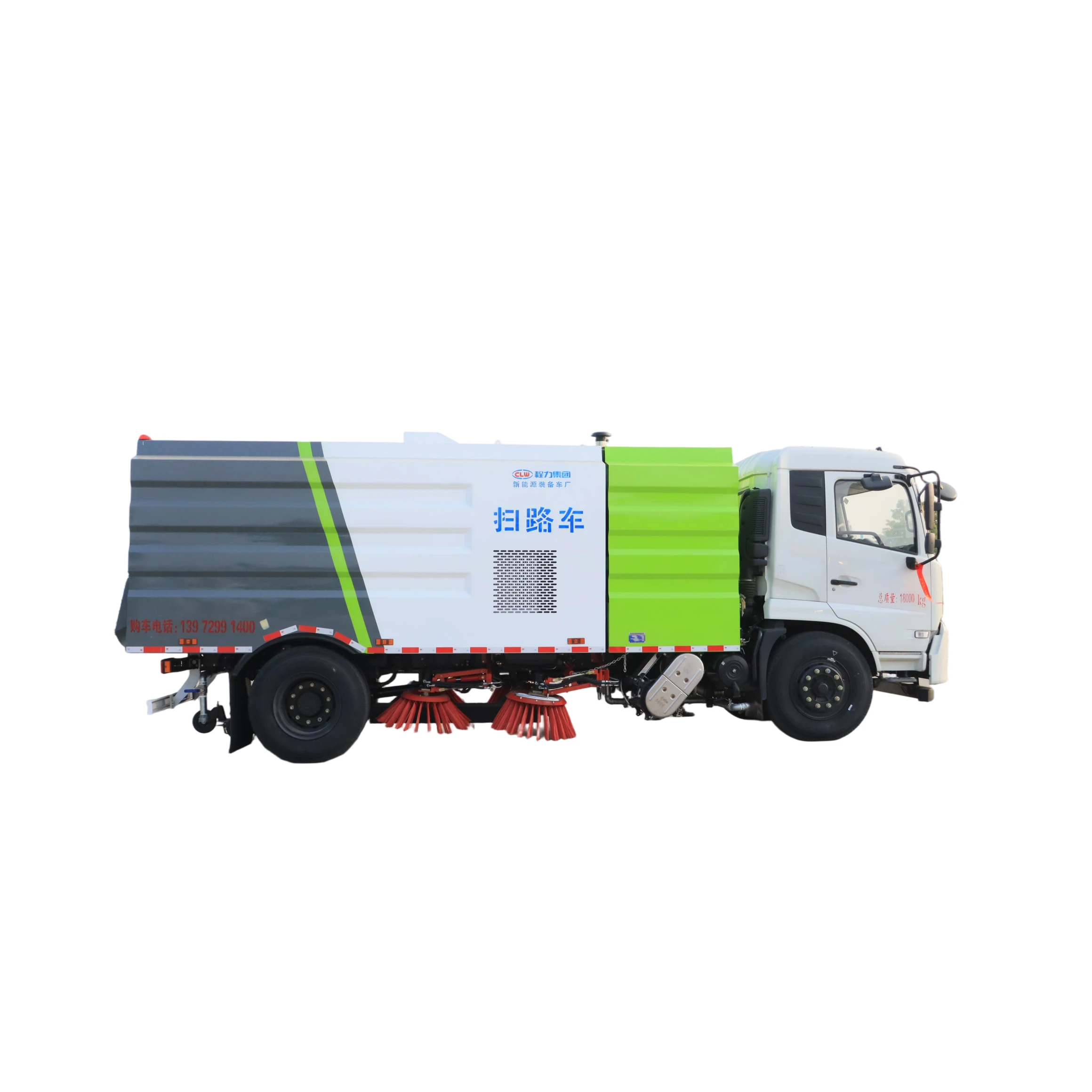 CLW5120TSL6 Sweeper novo Dali Carda da rua com motor e caixa de engrenagens 18000kg 1 Ano de Garantia