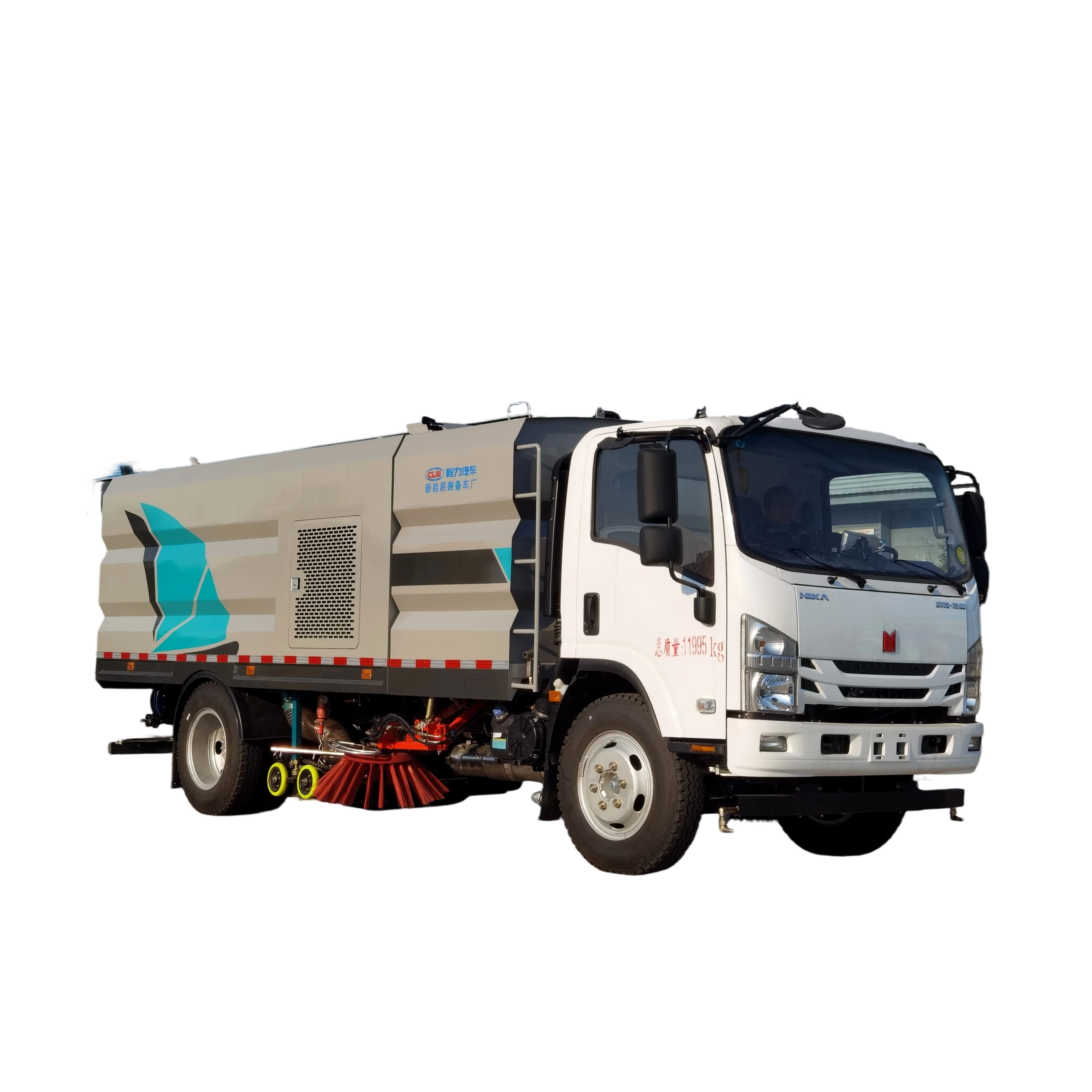 Veículo de limpeza Isuzu Qingling CL5120TXS6BGX com Bomba de Motor e Caixa de Engrenagens