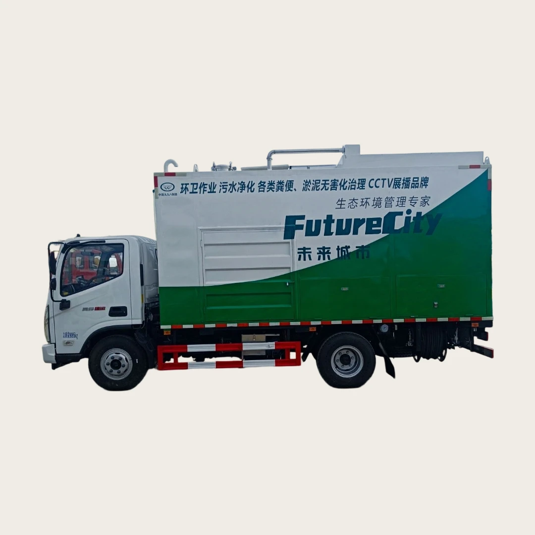 Caminhão de Tratamento de Efluentes de Emissão Euro 3 da Dongfeng, Novo Tanque Manual de Diesel para Coleta de Esgoto Doméstico, Purificação e Limpeza