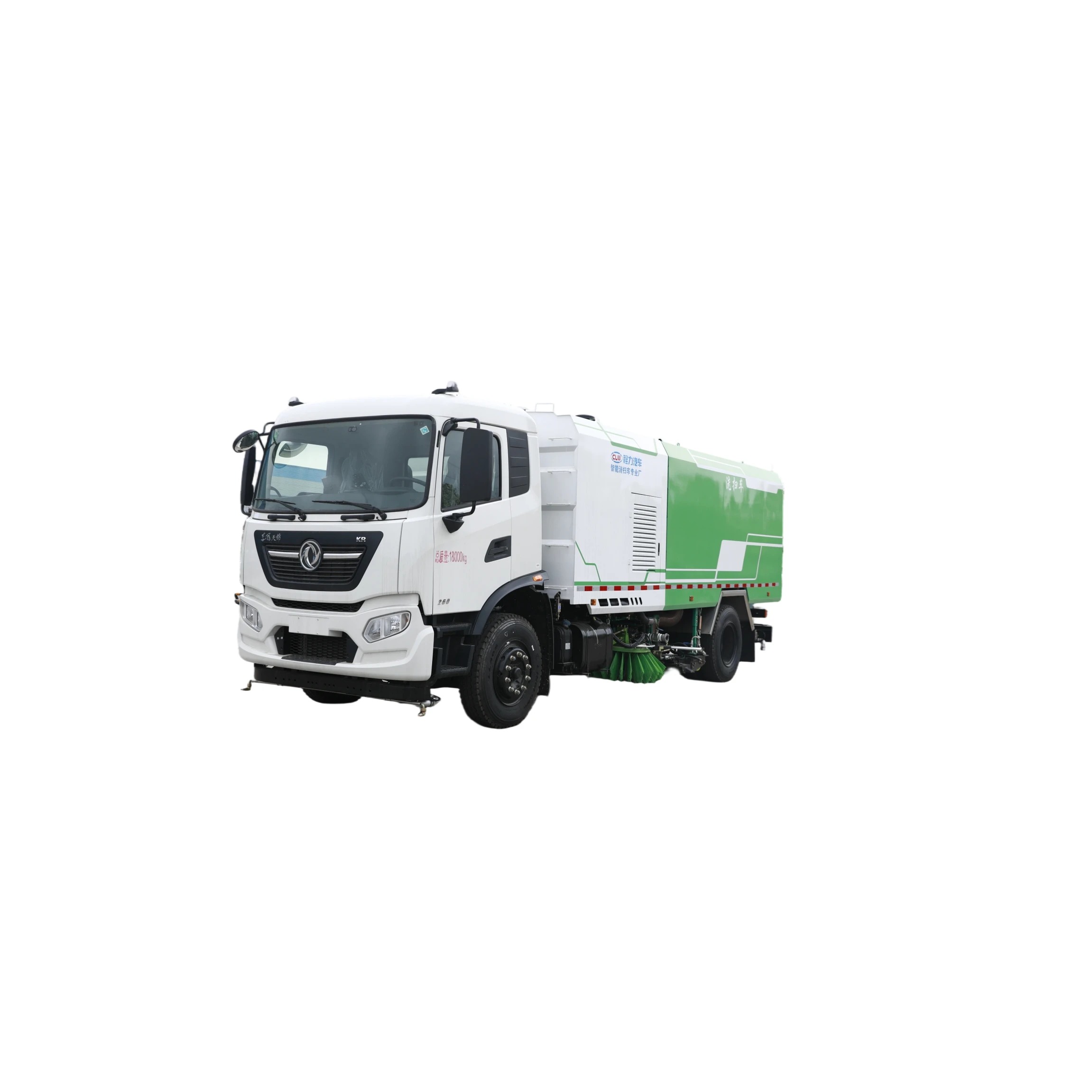 Veículo de Lava e Aspirar Dongfeng Tianjin com Bomba de Engrenagem de Motor 18000kg CLW5180TXSD6