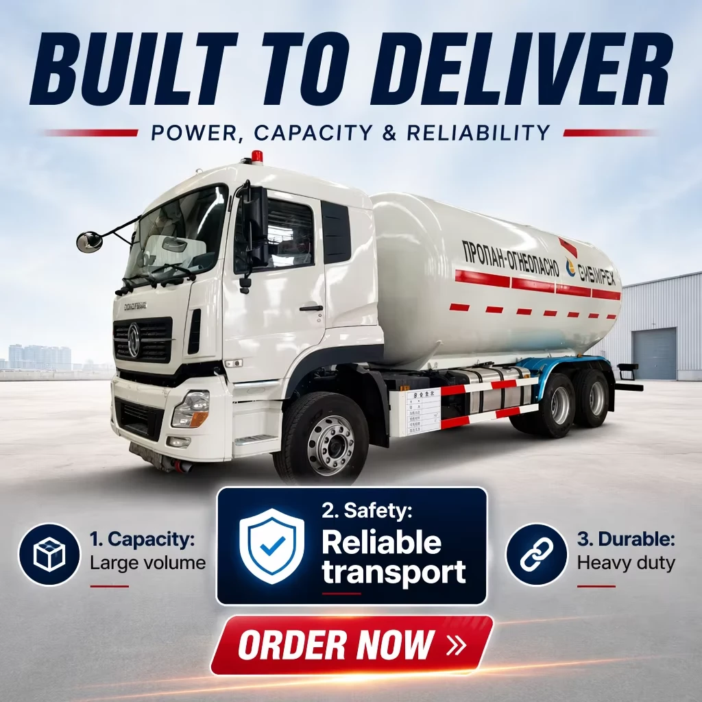 Novo HOWO/Shacman Euro 6 Emissão 6x4 Eixo Trator Caminhão Bobtail com 32 Caixas Tanque de Transporte de Gás Condição Nova