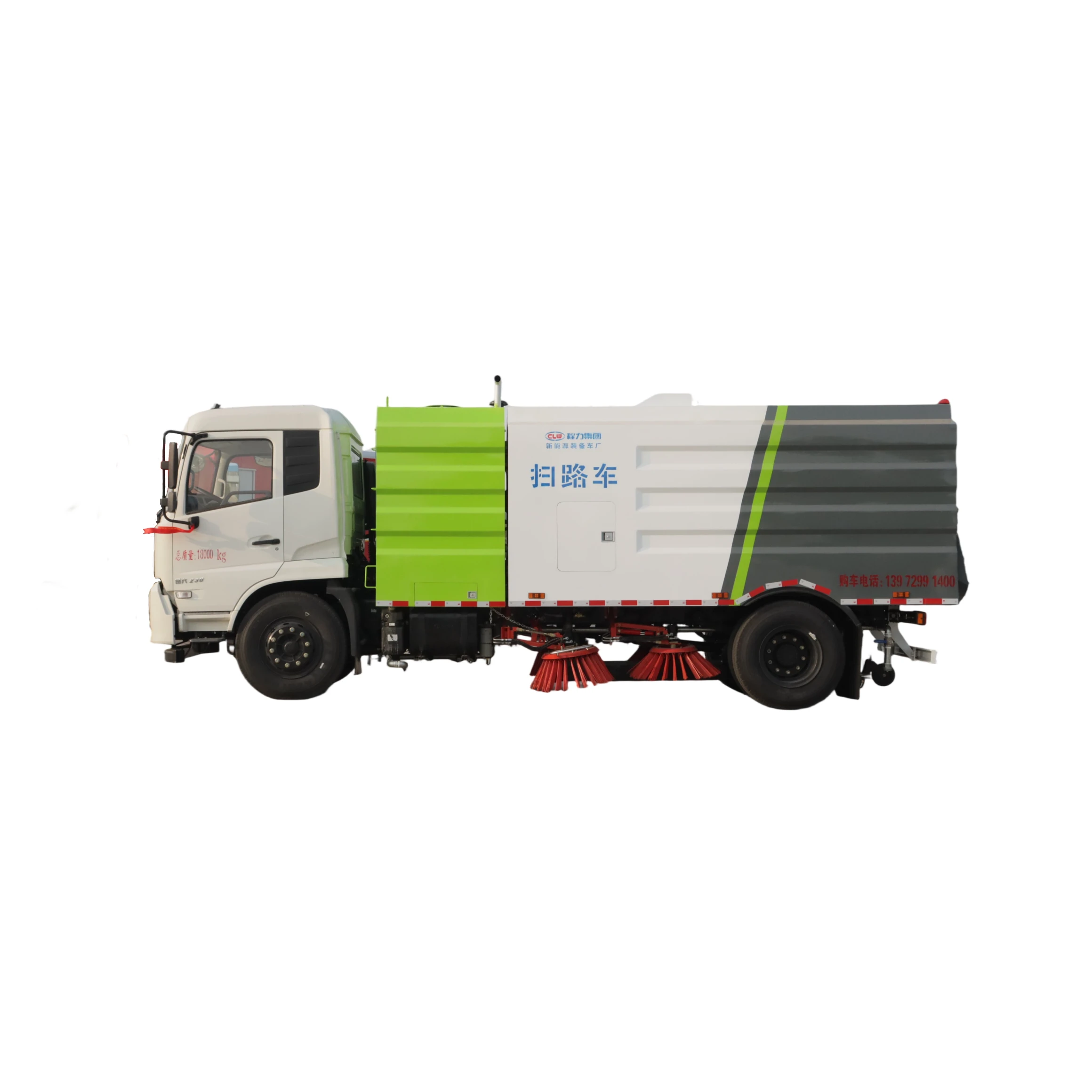 CLW5120TSL6 Sweeper novo Dali Carda da rua com motor e caixa de engrenagens 18000kg 1 Ano de Garantia