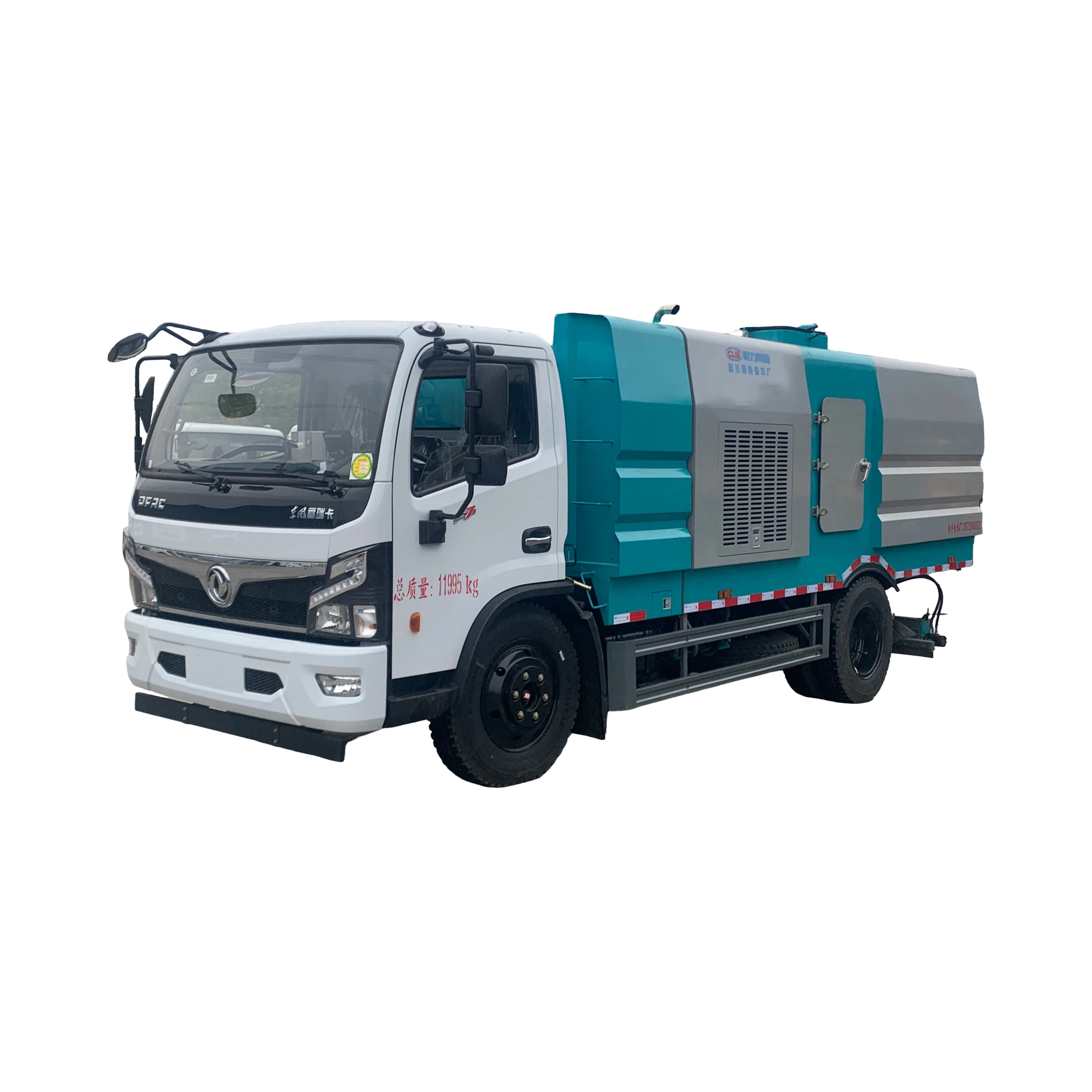 Veículo de limpeza de vácuo montado no traseiro Dongfeng Dafu Ruika CLW5120TXC6SL -A, 11995kg, 1 ano de garantia
