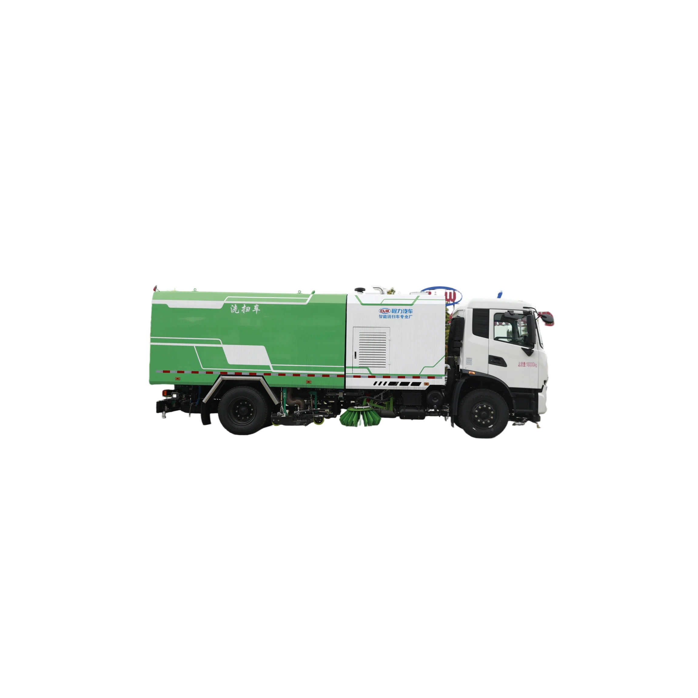 Veículo de Lava e Aspirar Dongfeng Tianjin com Bomba de Engrenagem de Motor 18000kg CLW5180TXSD6