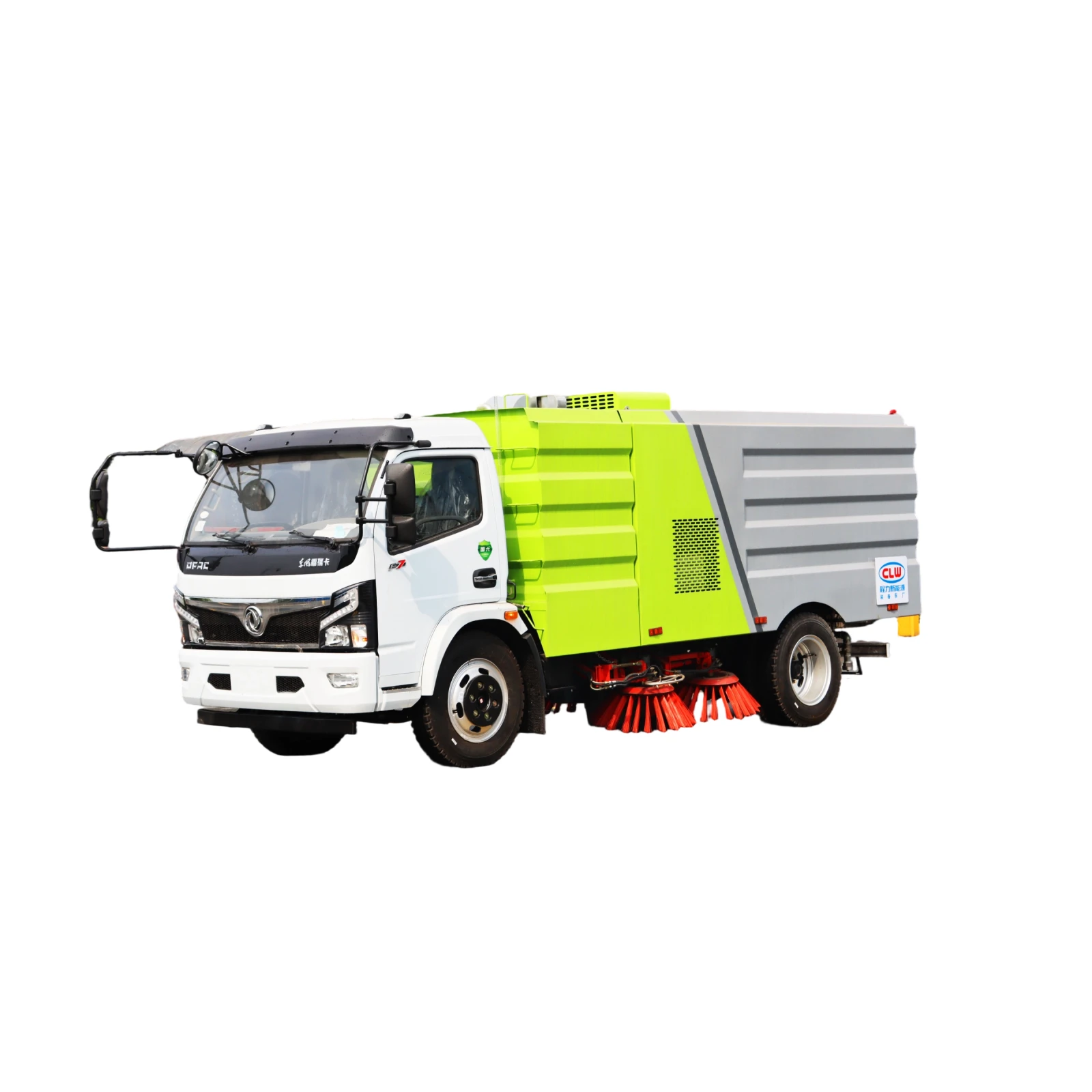 CLW5120TSL6 Varredora de Rua Nova Dali Carda Dongfeng com Motor e Caixa de Engrenagens