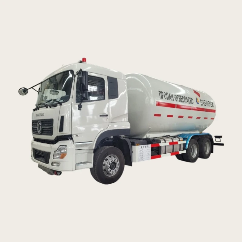 Novo HOWO/Shacman Euro 6 Emissão 6x4 Eixo Trator Caminhão Bobtail com 32 Caixas Tanque de Transporte de Gás Condição Nova