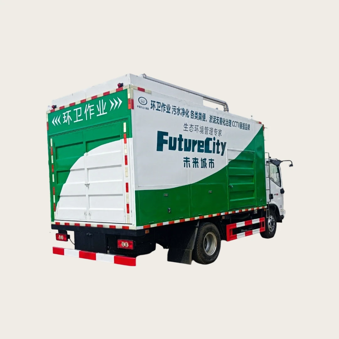 Caminhão de Tratamento de Efluentes de Emissão Euro 3 da Dongfeng, Novo Tanque Manual de Diesel para Coleta de Esgoto Doméstico, Purificação e Limpeza