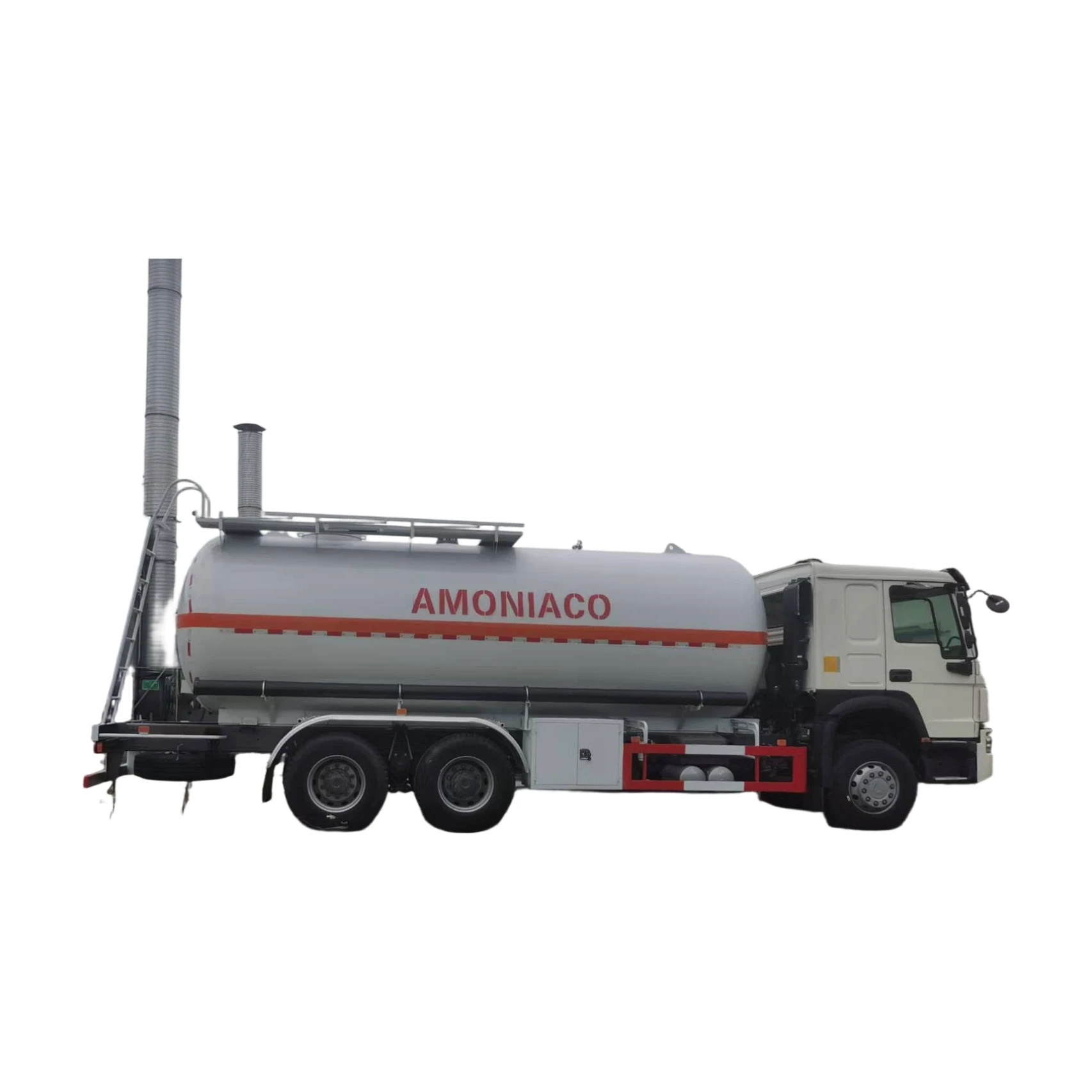 Fábrica direta da China 25cbm Navio-tanque de óleo 4x2 Roda de tração com transmissão manual Desert-Proof Armazenamento de LPG Novo estado