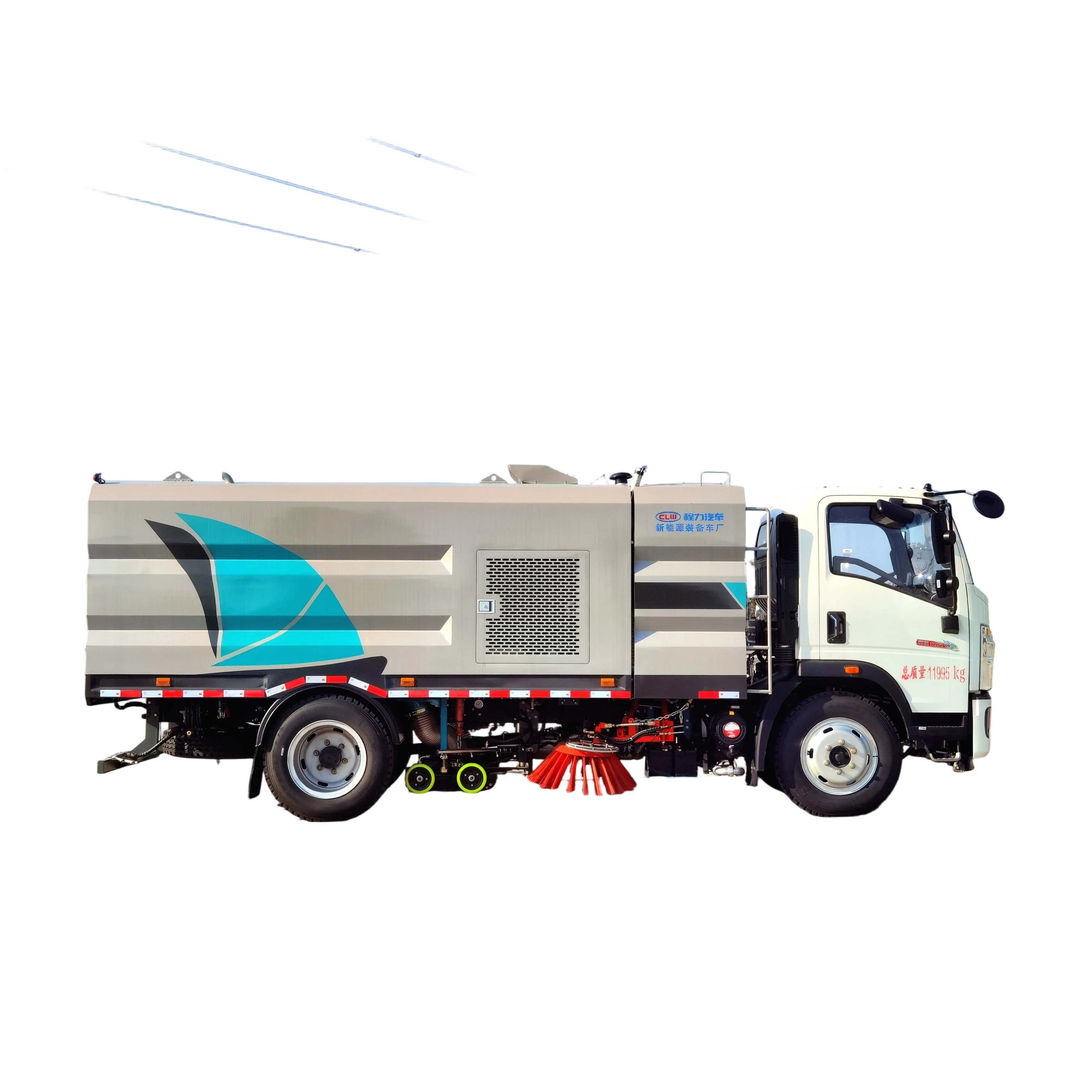 CL5182TXS6AGX Veículo de Limpeza e Lavagem Sinotruk TX com Motor 220HP Caixa de Engrenagens do Bomba