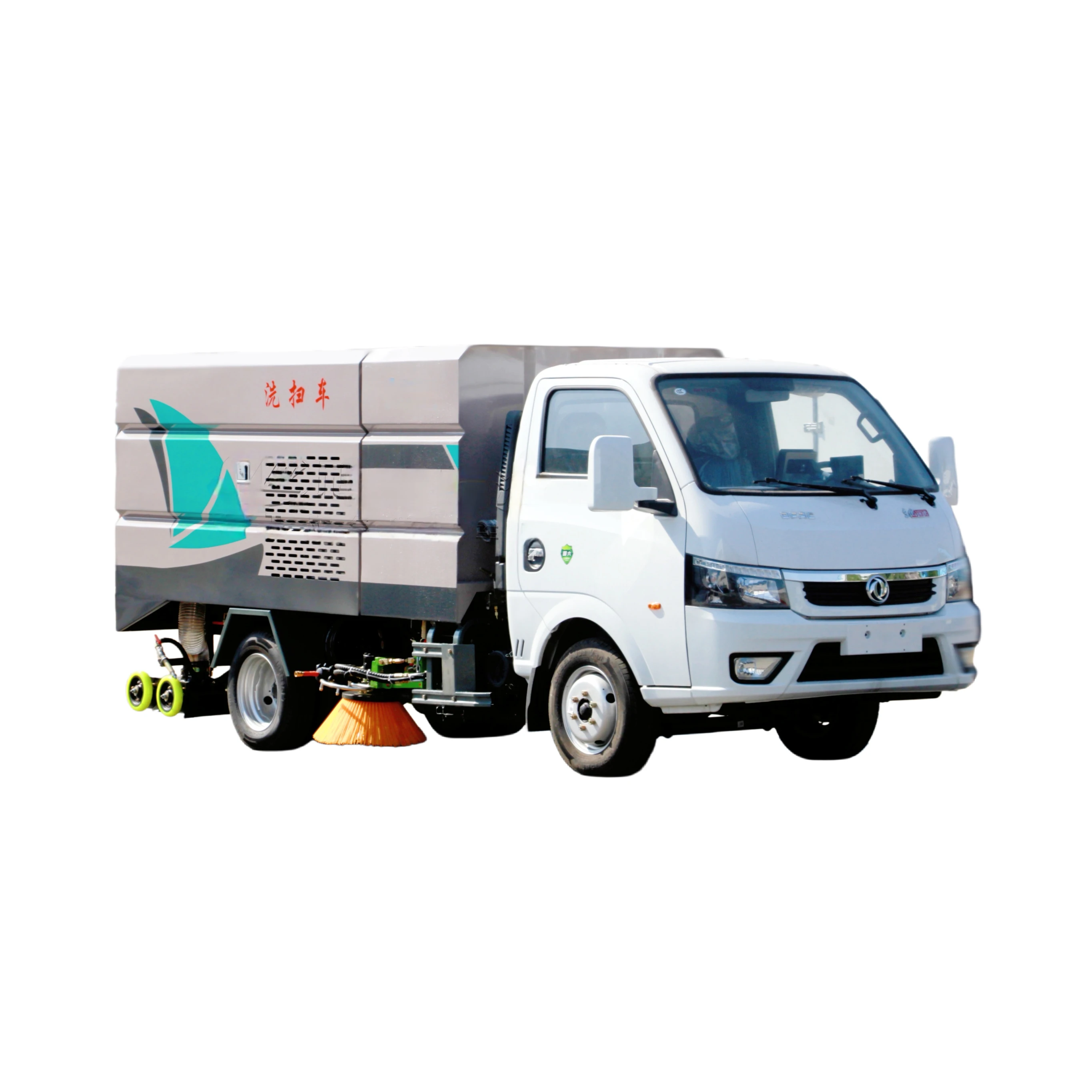 CLW5040TXSBSL Dongfeng Tuyi Série Veículo de Lavagem e Limpeza com Placa de Licença Azul Motorizada Sistema de Bomba e Engrenagem