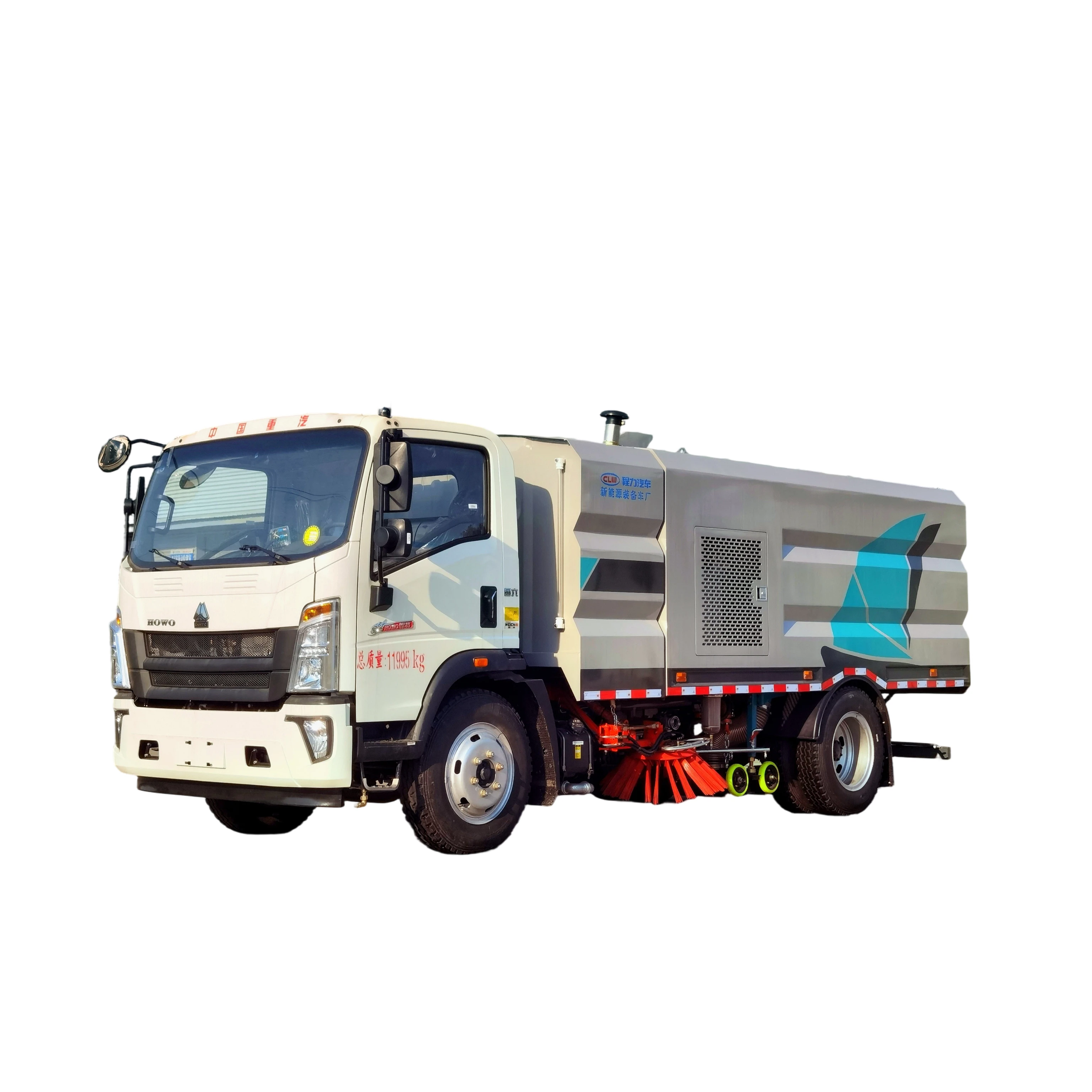 CL5182TXS6AGX Veículo de Limpeza e Lavagem Sinotruk TX com Motor 220HP Caixa de Engrenagens do Bomba