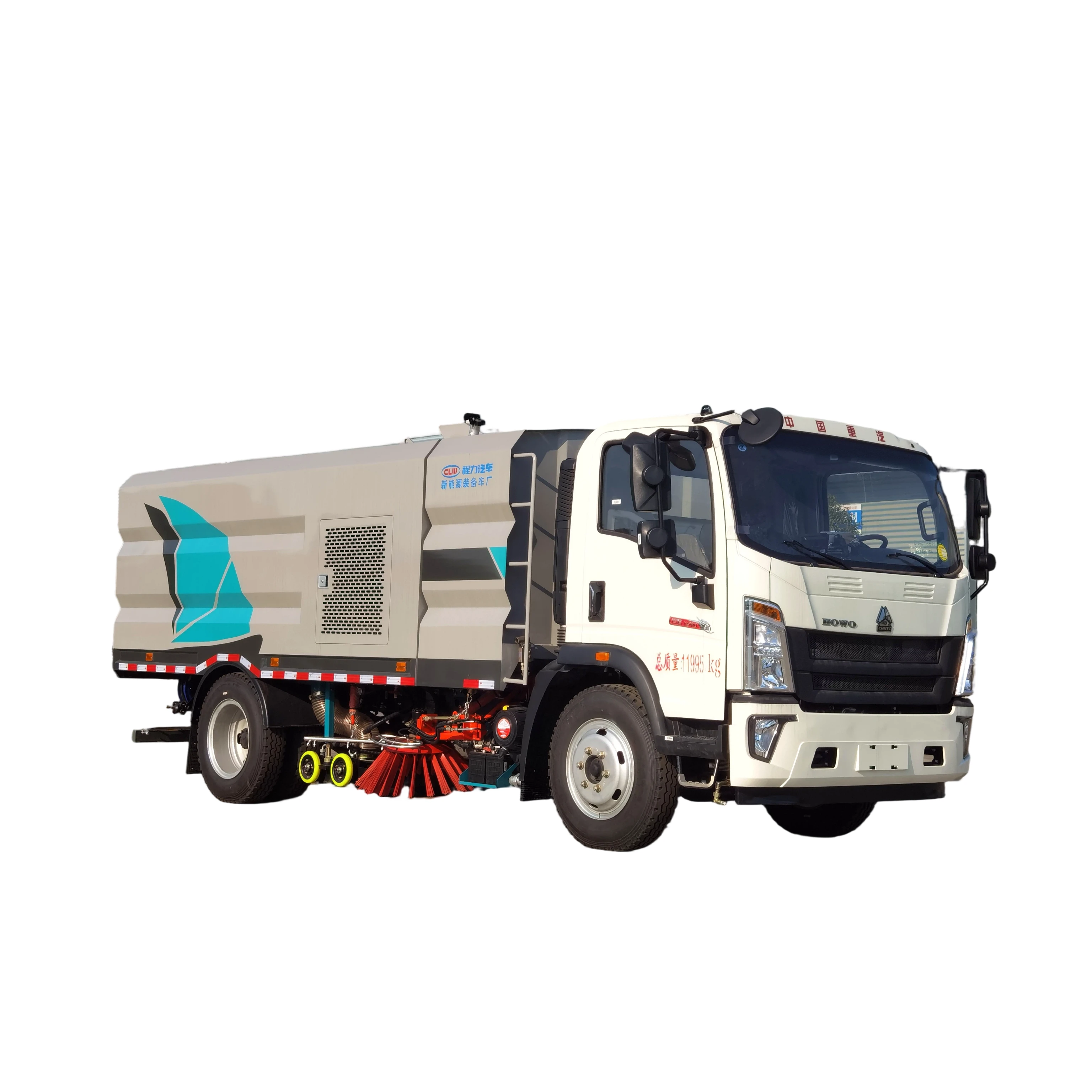 CL5182TXS6AGX Veículo de Limpeza e Lavagem Sinotruk TX com Motor 220HP Caixa de Engrenagens do Bomba