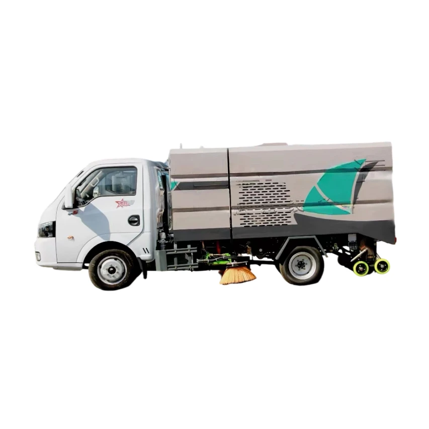 CLW5040TXSBSL Dongfeng Tuyi Série Veículo de Lavagem e Limpeza com Placa de Licença Azul Motorizada Sistema de Bomba e Engrenagem