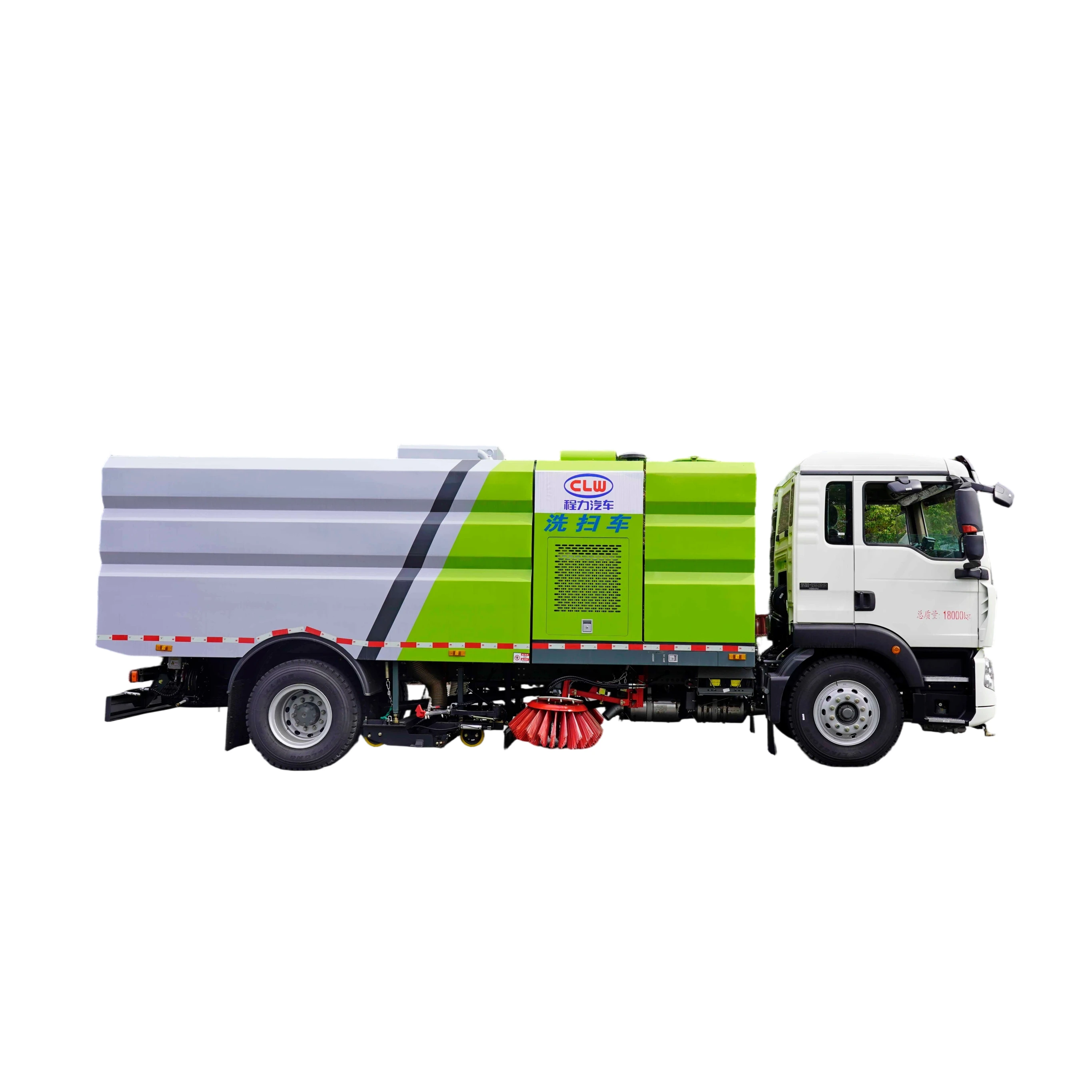 CL5181TXSZ6GX Veículo de Limpeza e Lavagem SinotrukNX com Caixa de Engrenagens do Bomba de Motor 18000kg 8925x2530x3150mm