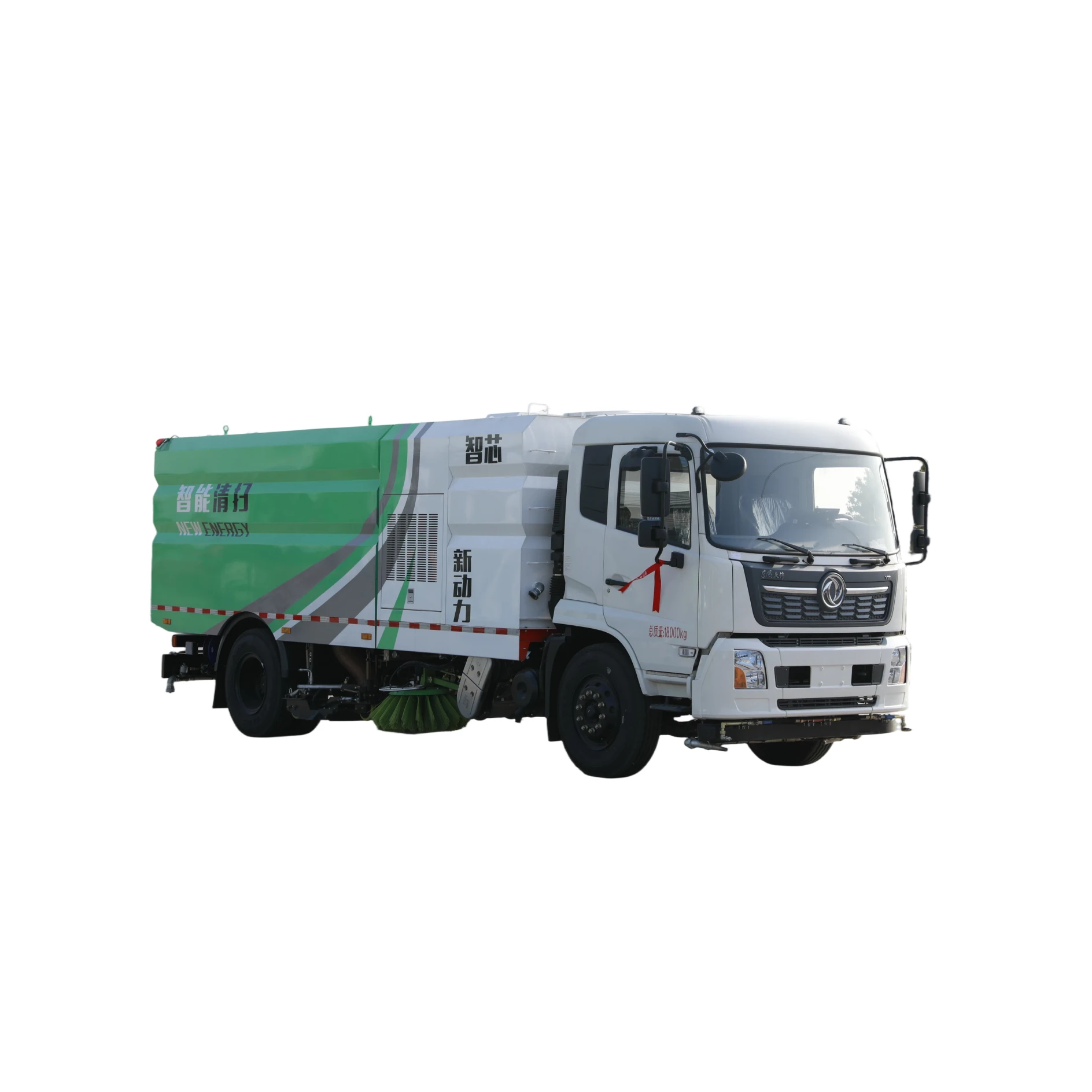 CLW5180TXSD6 Veículo de Lava e Varre de Tianjin Dongfeng com Bomba de Engate de Motor 18000kg Origem Hubei Garantia de 1 Ano