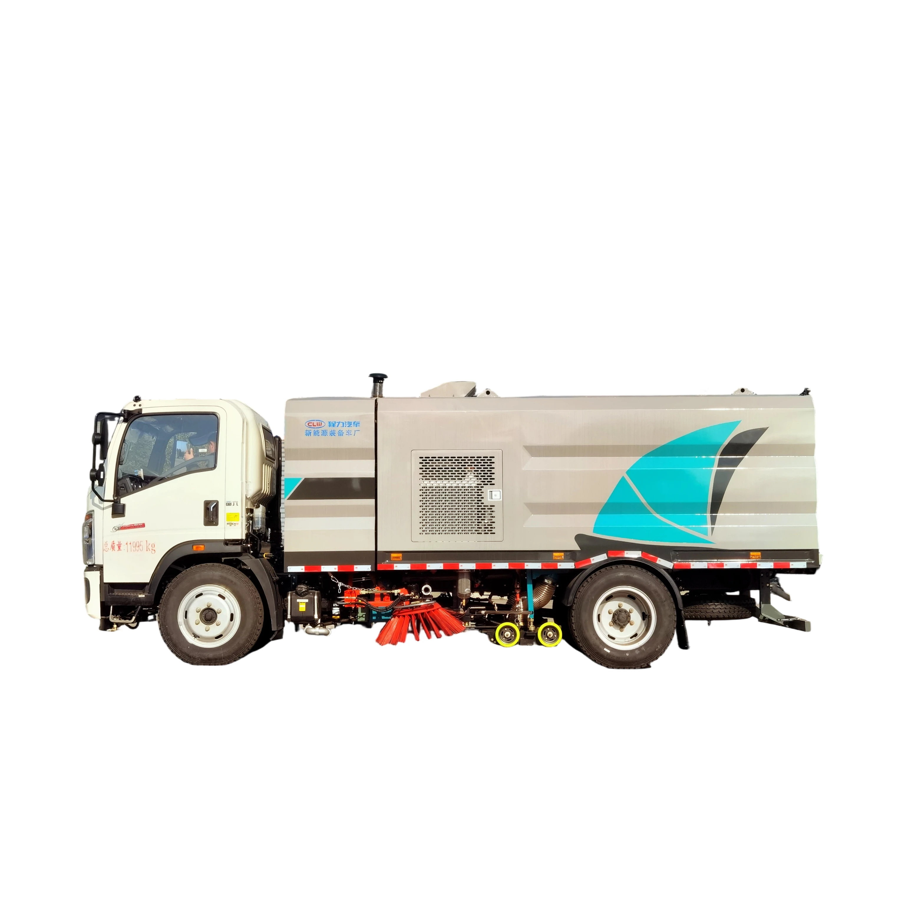 CL5182TXS6AGX Veículo de Limpeza e Lavagem Sinotruk TX com Motor 220HP Caixa de Engrenagens do Bomba