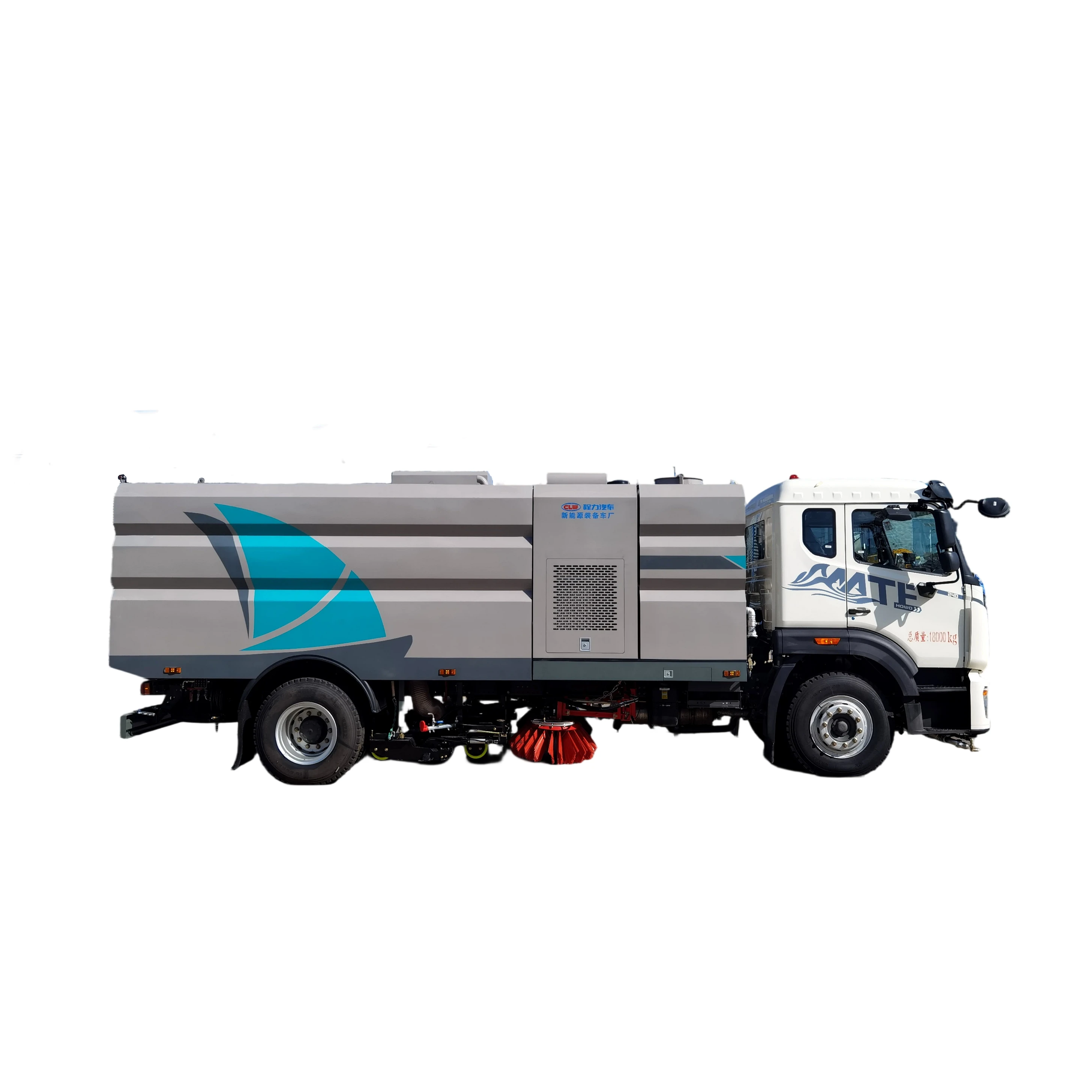 Novo Veículo de Lava e Varre Sinotruk NX CL5181TXSZ6GX com Motor de 240 HP, Origem Hubei, Garantia de 1 Ano, Peso de 18000kg