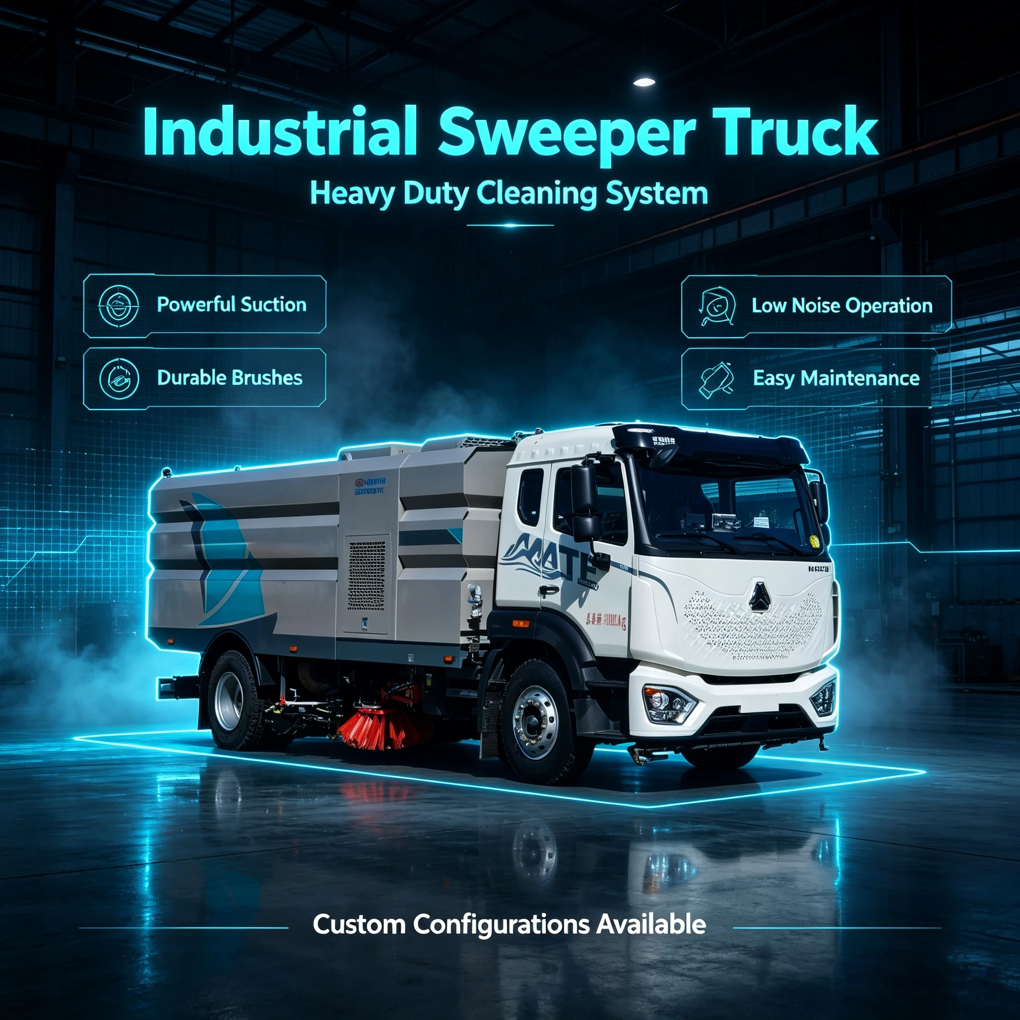 Novo Veículo de Lava e Varre Sinotruk NX CL5181TXSZ6GX com Motor de 240 HP, Origem Hubei, Garantia de 1 Ano, Peso de 18000kg