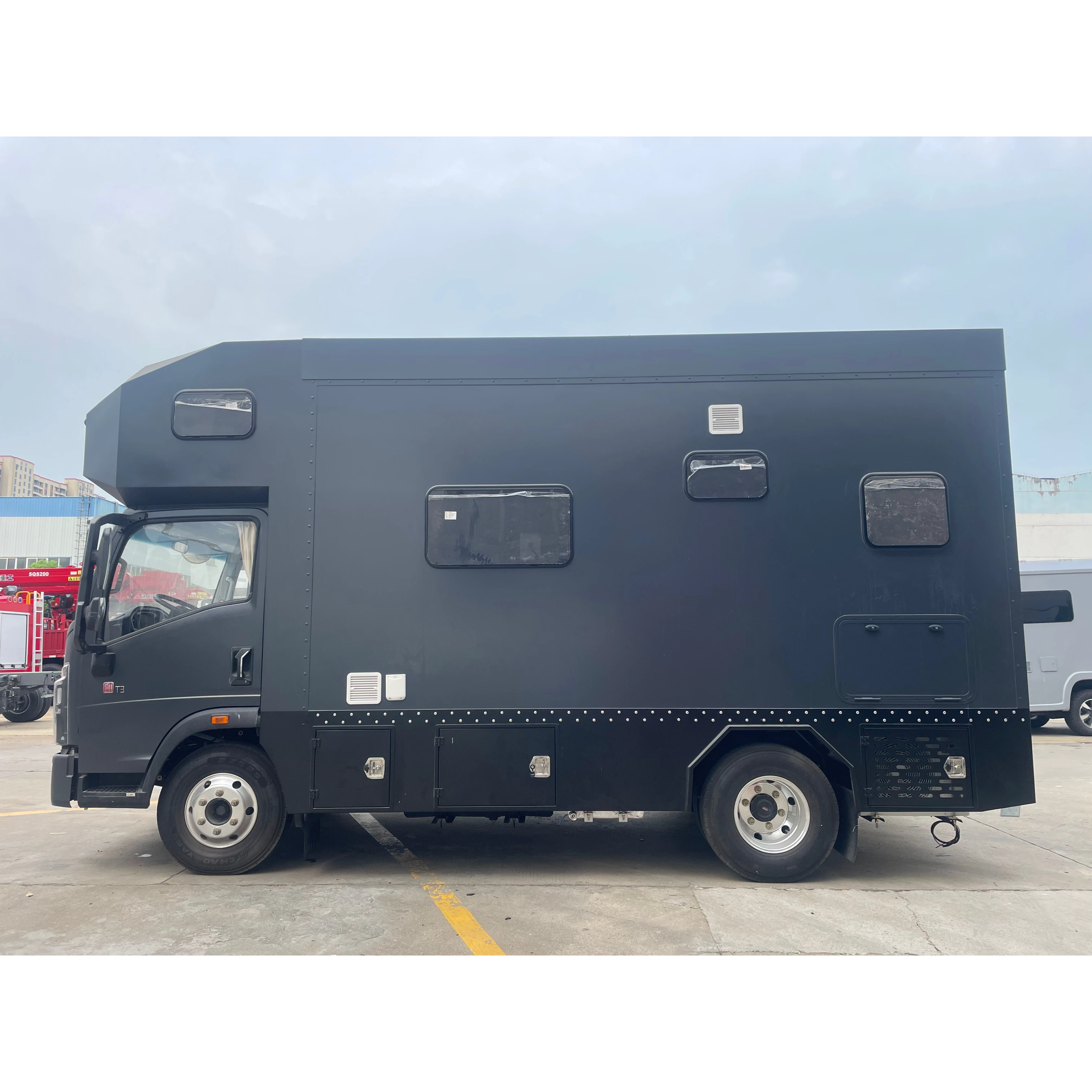 【Haowo de Hongqi】 Van de duas camadas cinza elevável