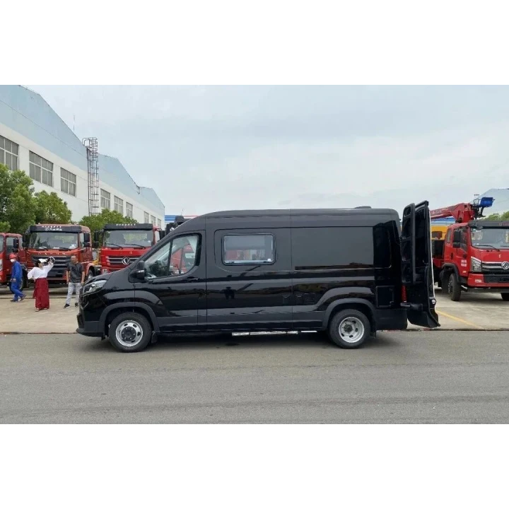 Caravana Dongfeng V90 com eixo alongado e elevação comercial