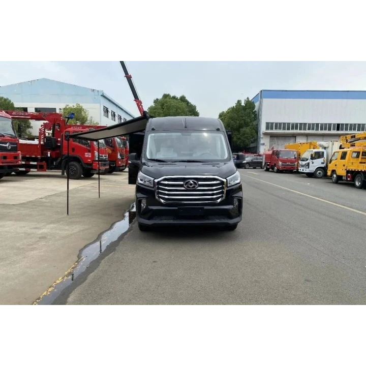 Caravana Dongfeng V90 com eixo alongado e elevação comercial