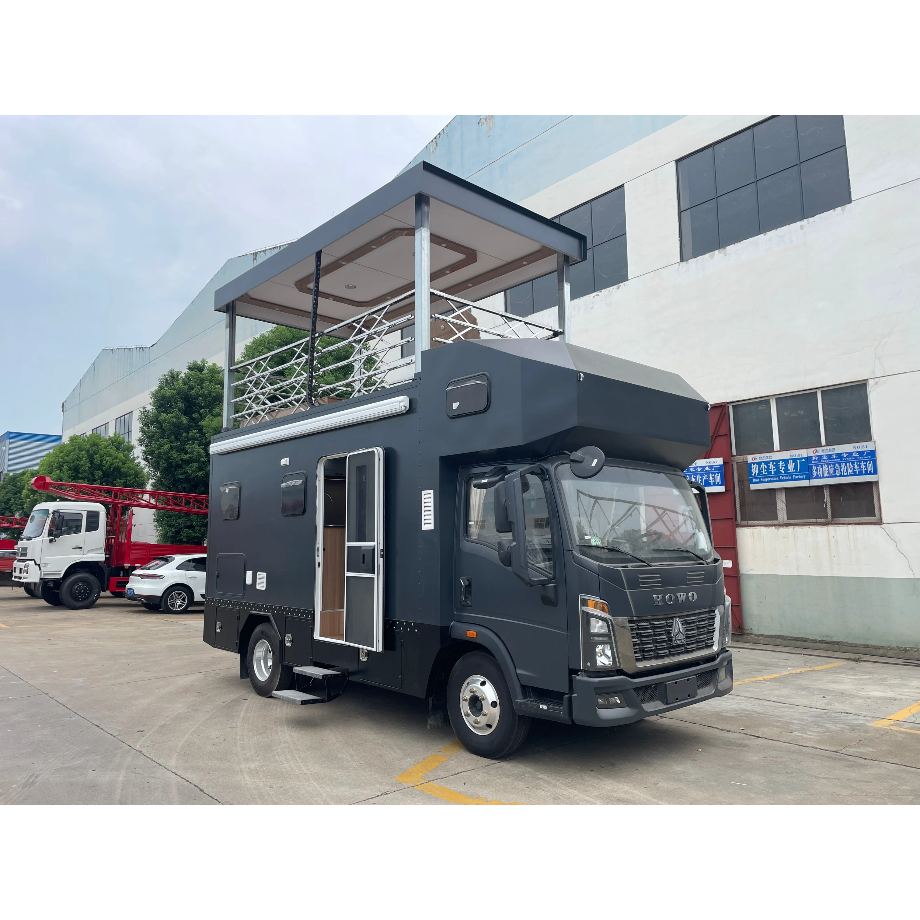 【Haowo de Hongqi】 Van de duas camadas cinza elevável
