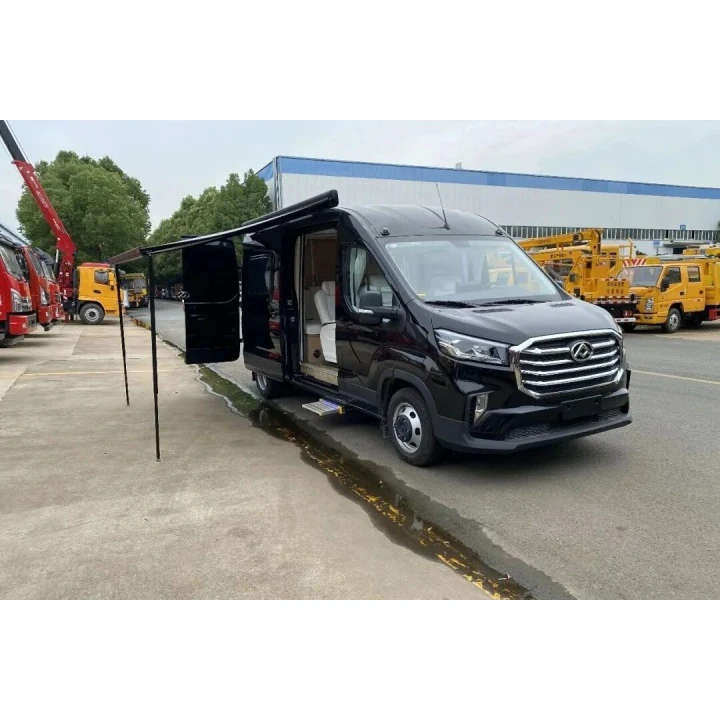 Caravana Dongfeng V90 com eixo alongado e elevação comercial