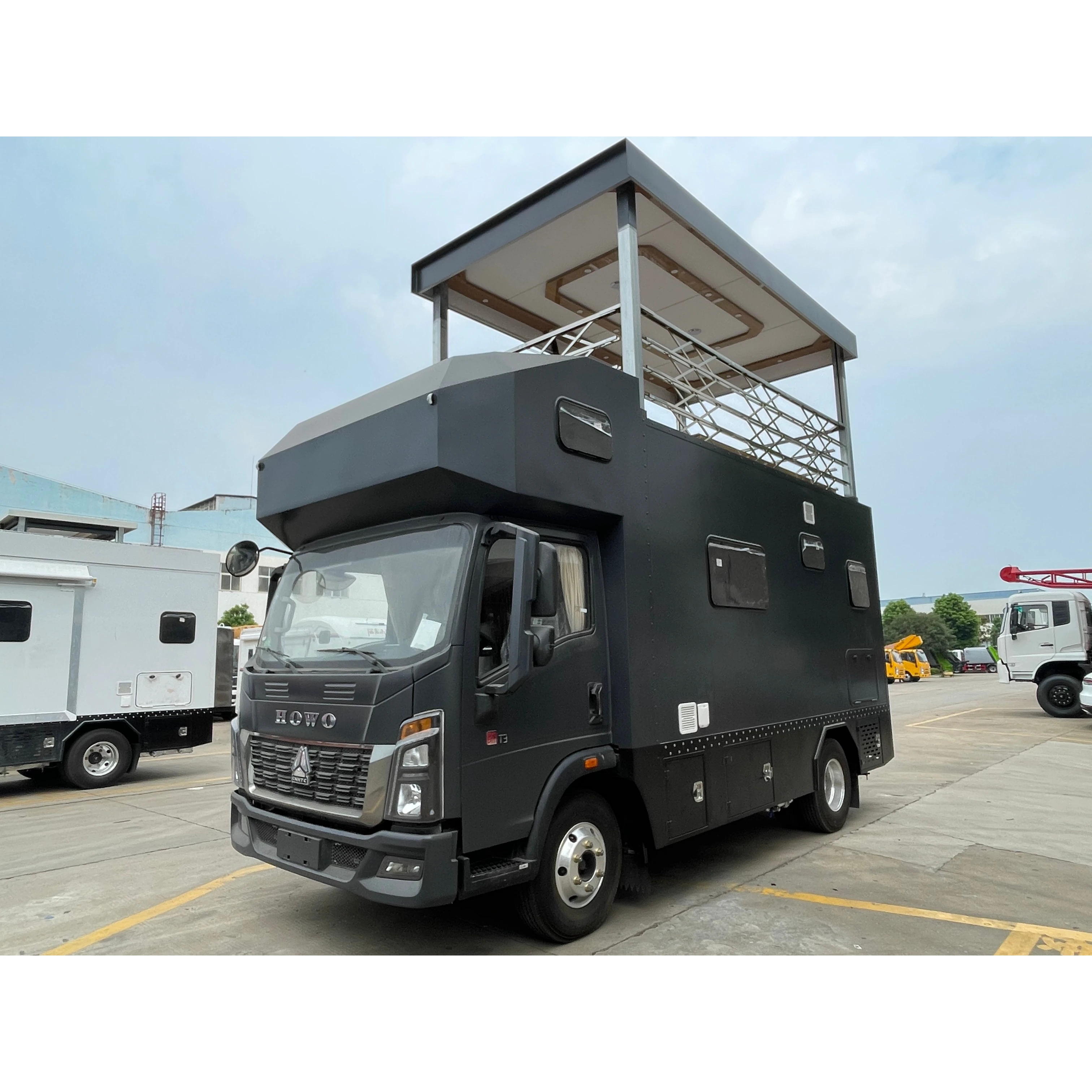 【Haowo de Hongqi】 Van de duas camadas cinza elevável