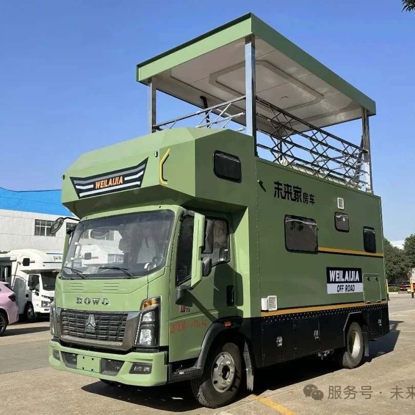 Venda direta de RVs pela fábrica Chengli com teto elevado da Sinotruk Haowo